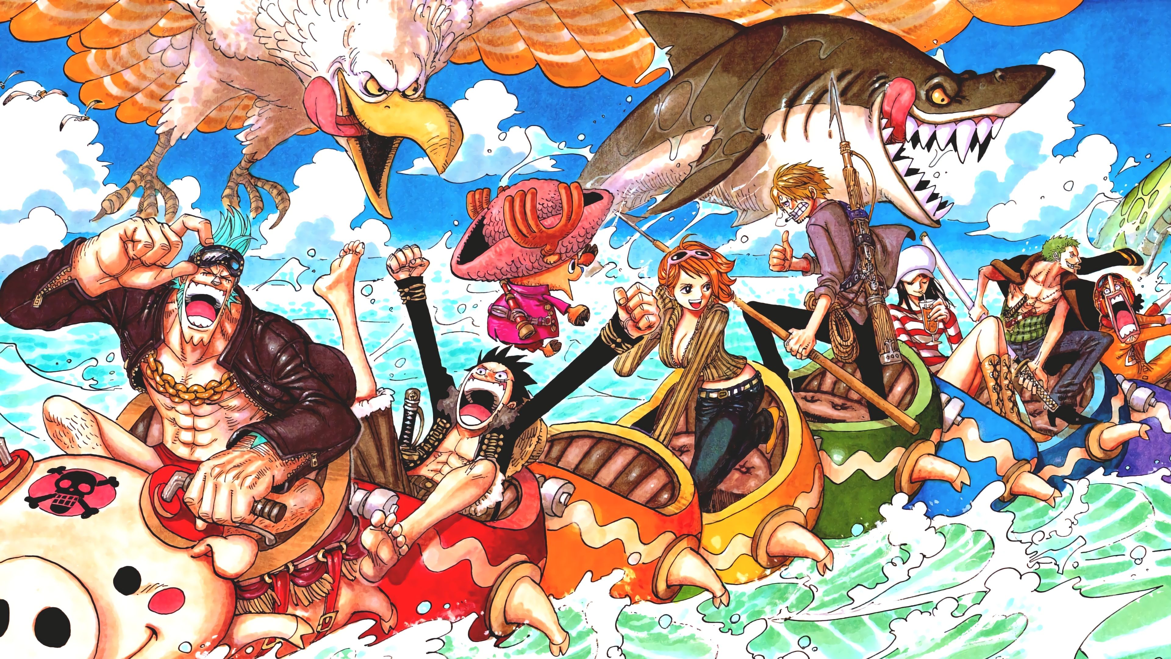 One Piece Straw Hats Wallpaper 4k Aesthetic - IMAGESEE