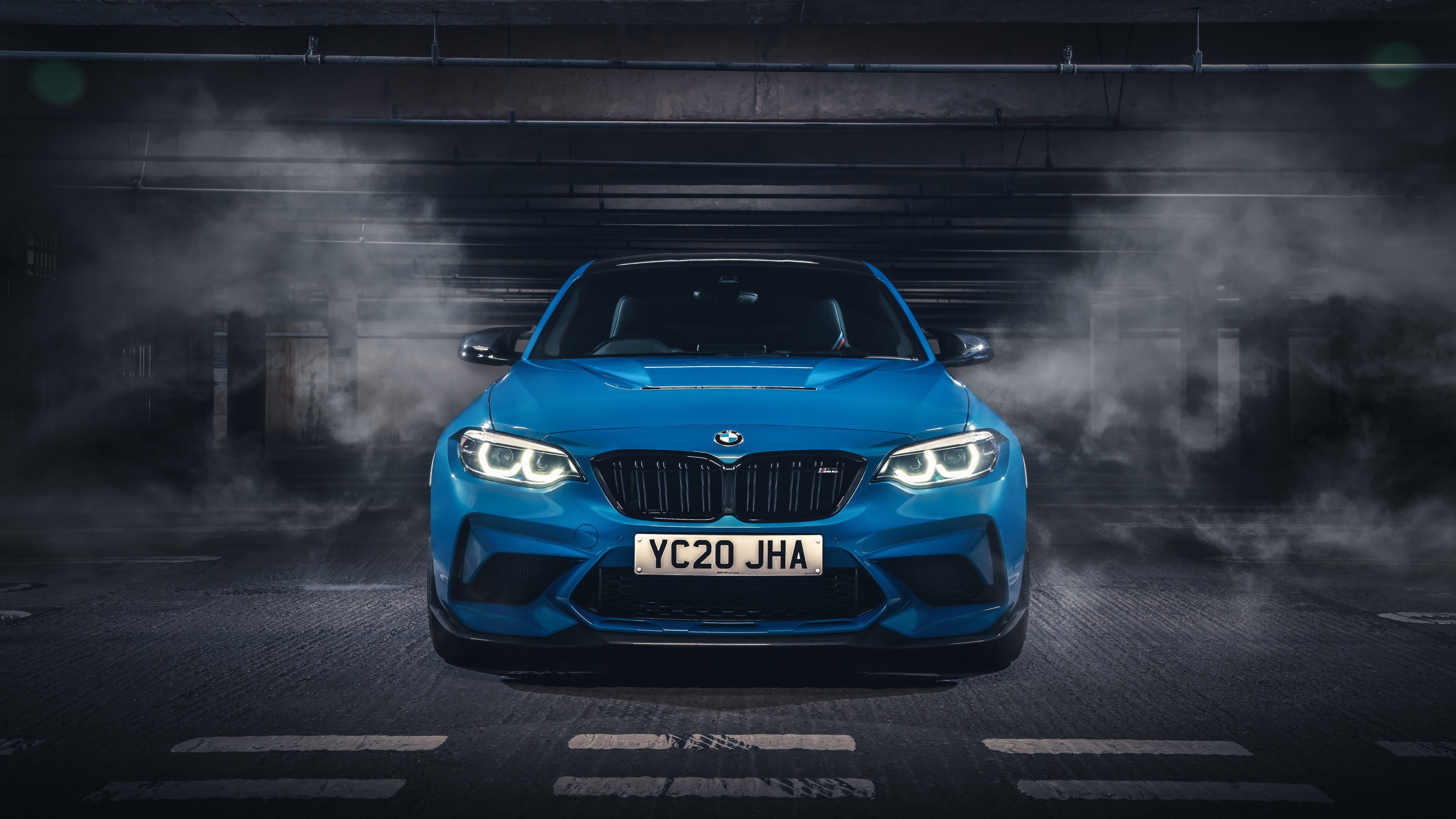 BMW M2 CS 4K Wallpaper, 2020, 5K, Dark Background, Black Dark