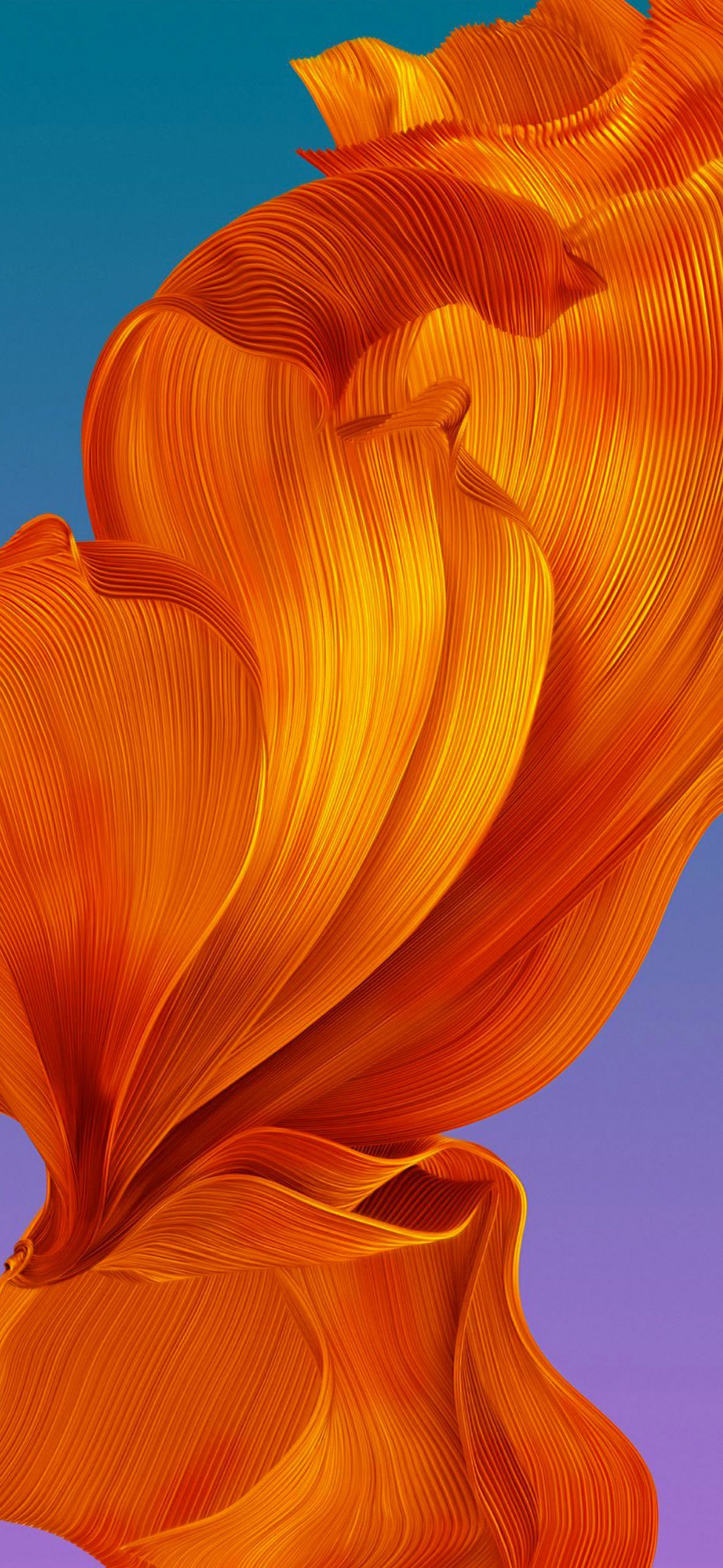 Orange Sheet (Huawei Mate XS Stock Wallpaper)