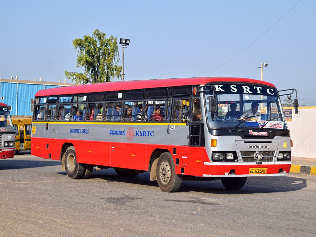 KSRTC Eicher BSIII. KSRTC's KMS Built Eicher BS III Express