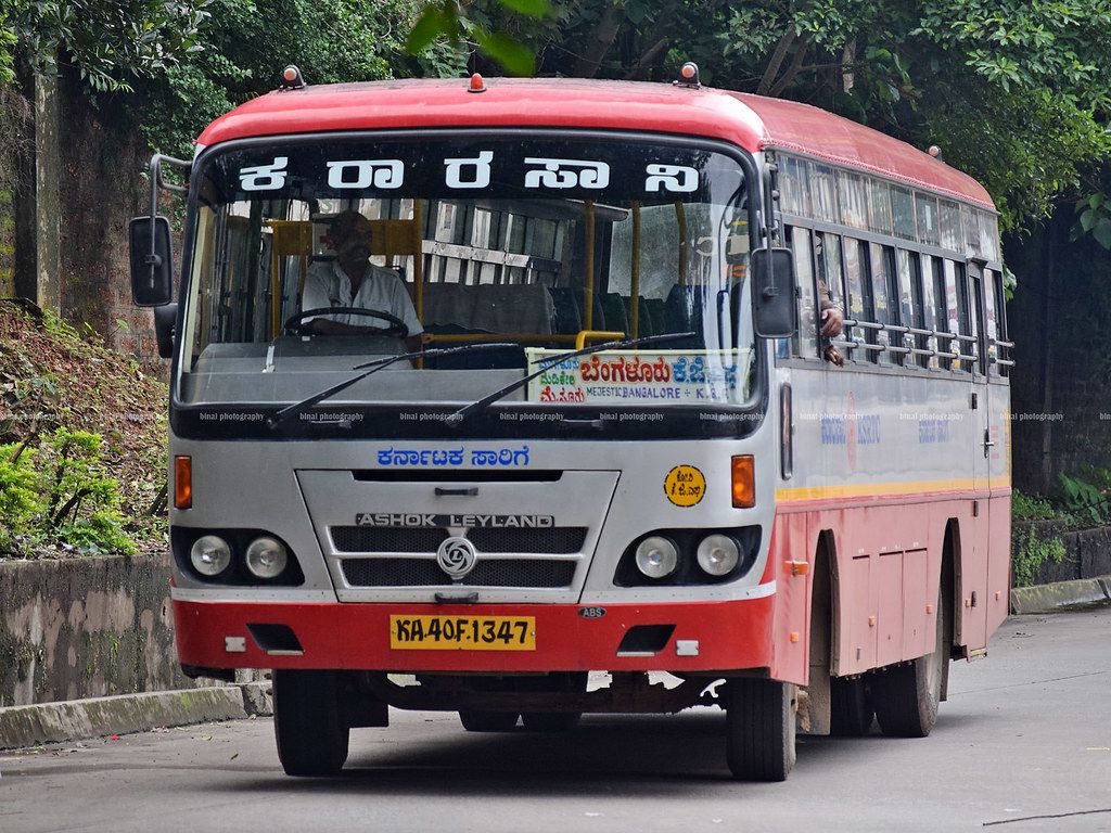 KSRTC. KSRTC 'Karnataka Sarige' KA 40 F 1347 Of KGF Depot R