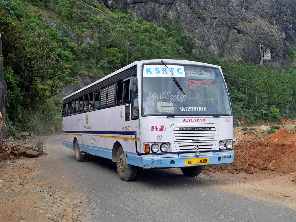 KSRTC. Malabar Ordinary Bus, KL 15 A 1509 (RPE680) From M