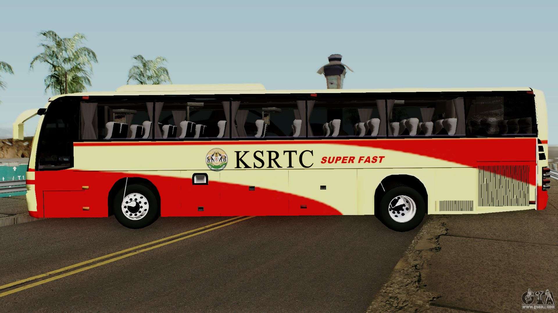 KSRTC Super Fast Volvo for GTA San Andreas