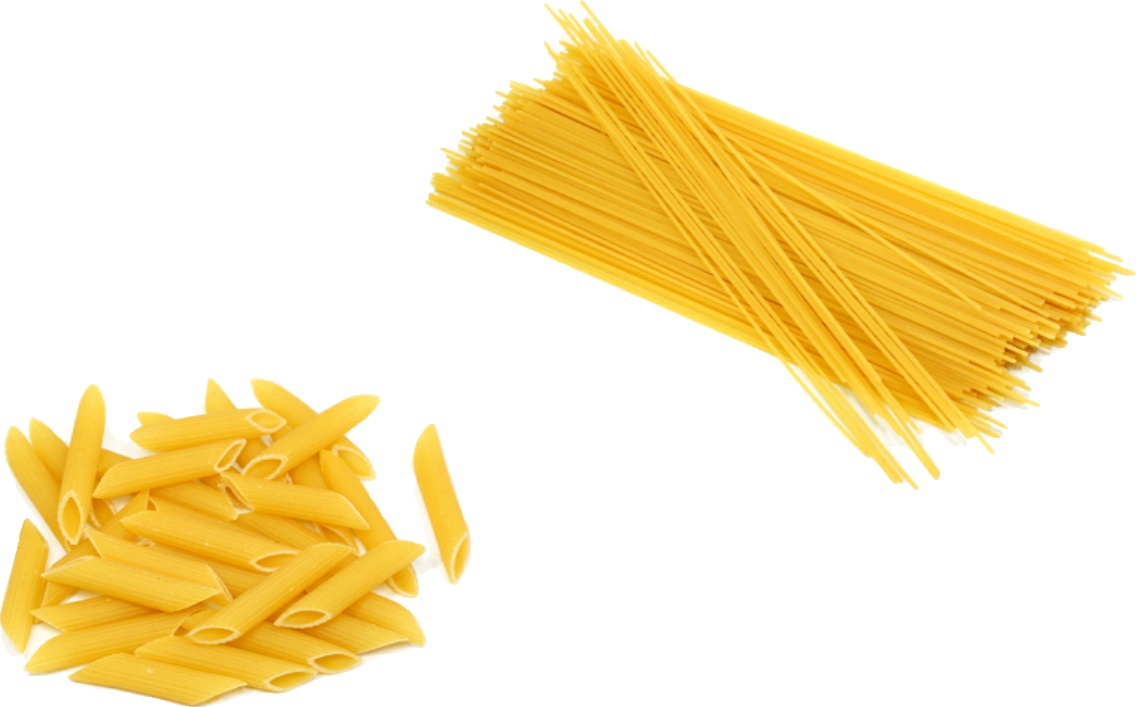 Pasta On White Background Image