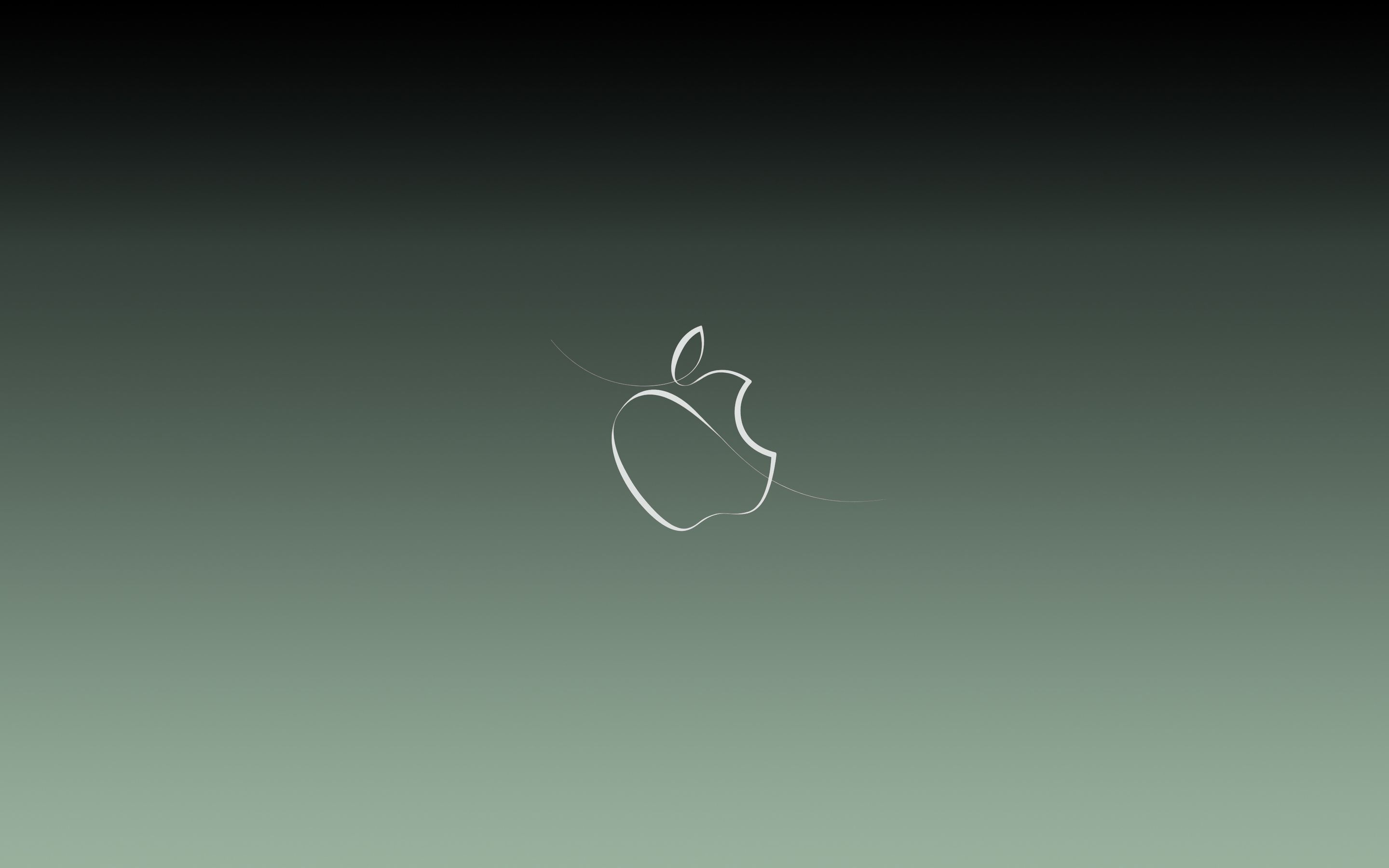 2880x1800 Apple Green Logo Backgrounds 4k Macbook Pro Retina HD 4k Wallpape...