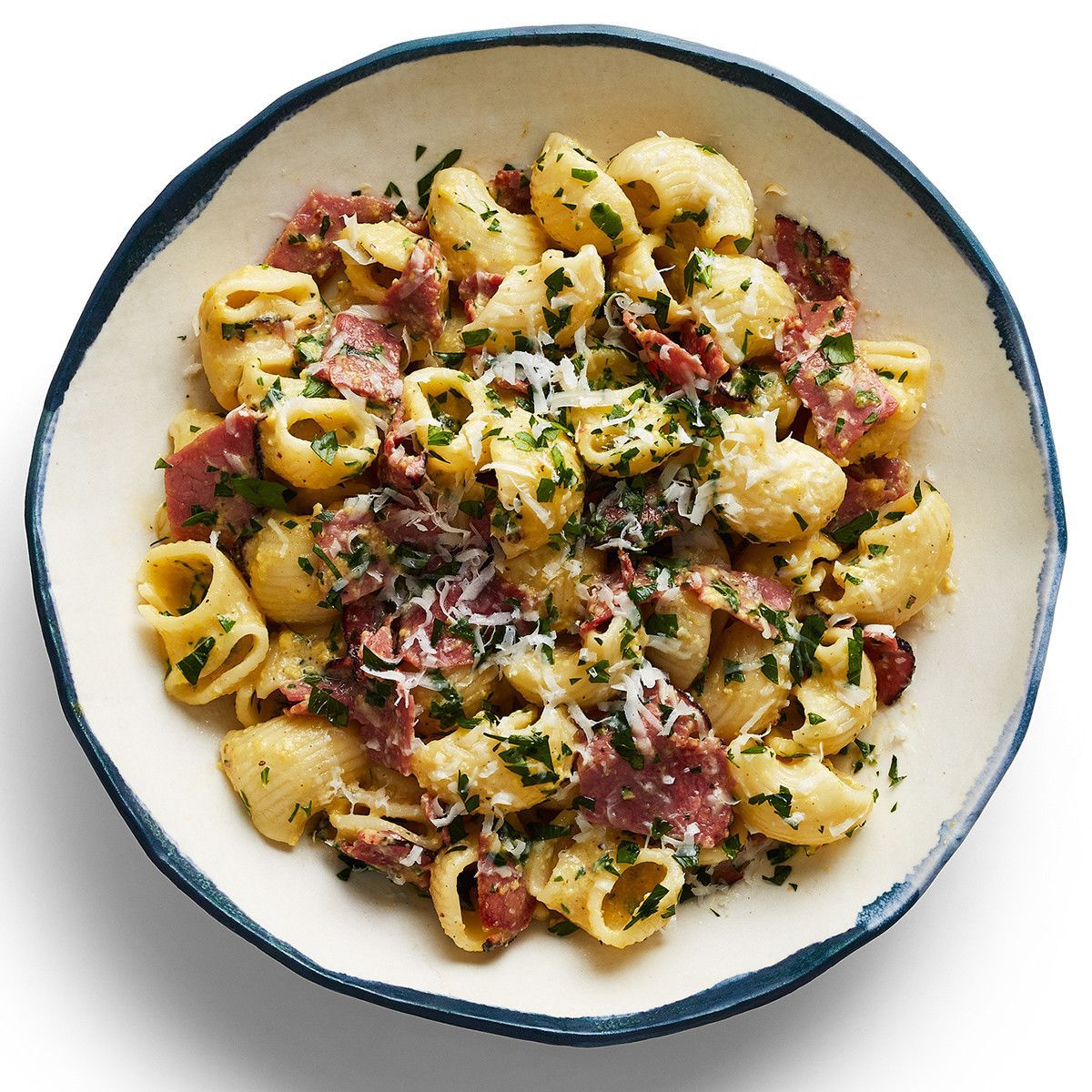 Pastrami Carbonara. Recipe. Pasta dishes, How to cook pasta, Pastrami