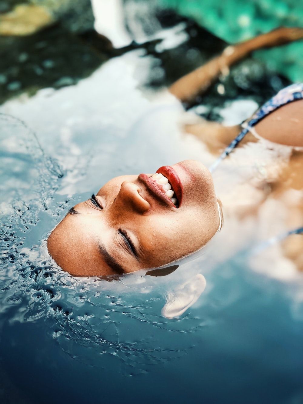 Woman In Water Picture. Download Free Image