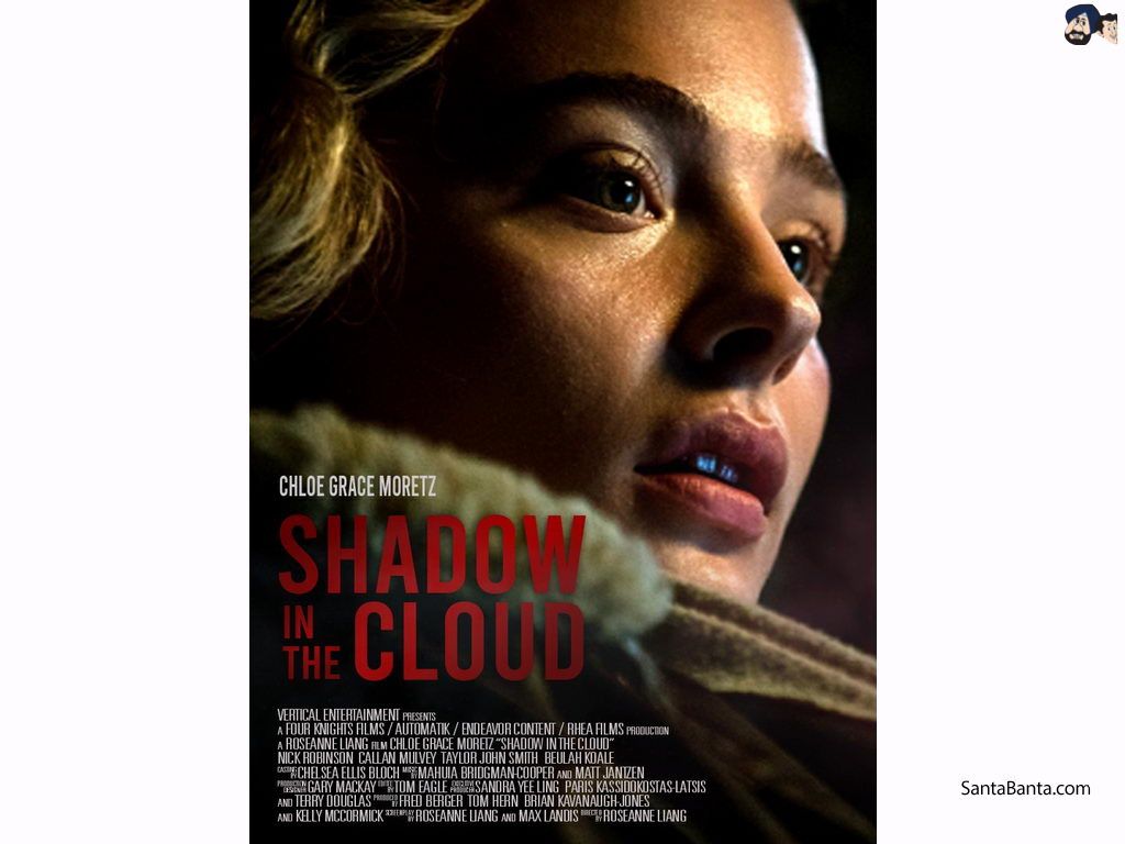 Official Poster Of Action Horror Film, `Shadow In The Cloud` By Roseanne Liang