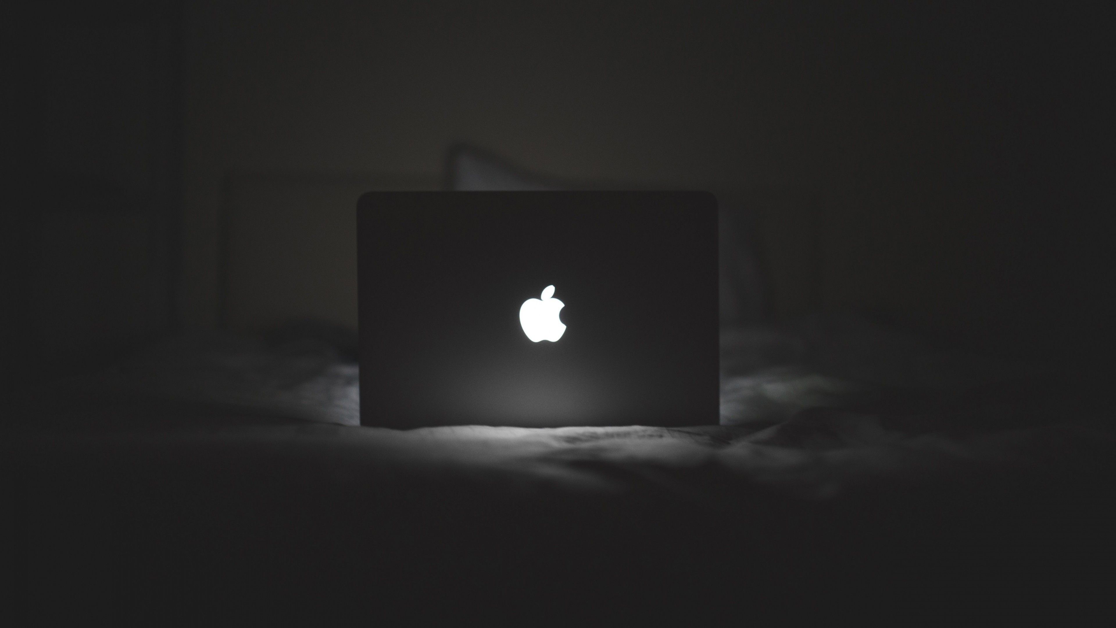 Apple Laptop During Nighttime HD MacBook Wallpaper