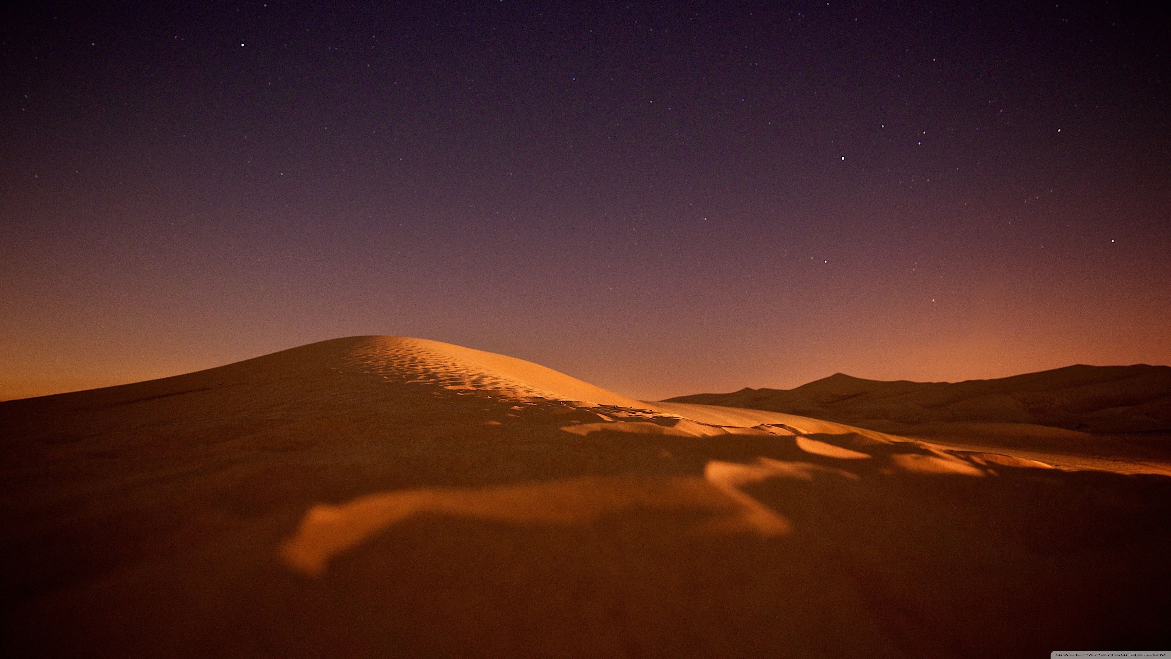 Desert, Night, Sky, Stars Ultra HD Desktop Background Wallpaper for 4K UHD TV, Widescreen & UltraWide Desktop & Laptop, Tablet