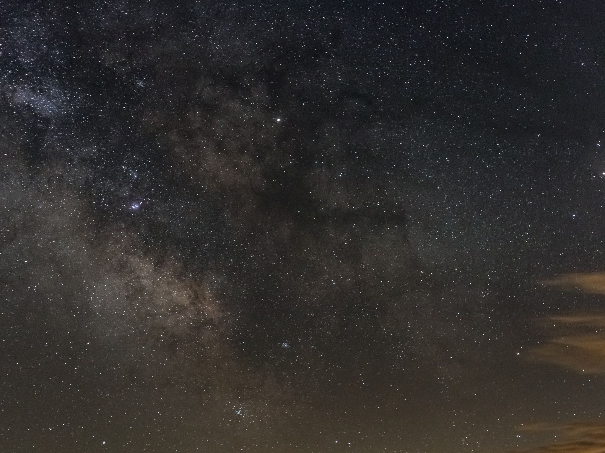 Wallpaper 4k starry sky, galaxy, sky, night, brown 4k Galaxy, Sky, starry sky
