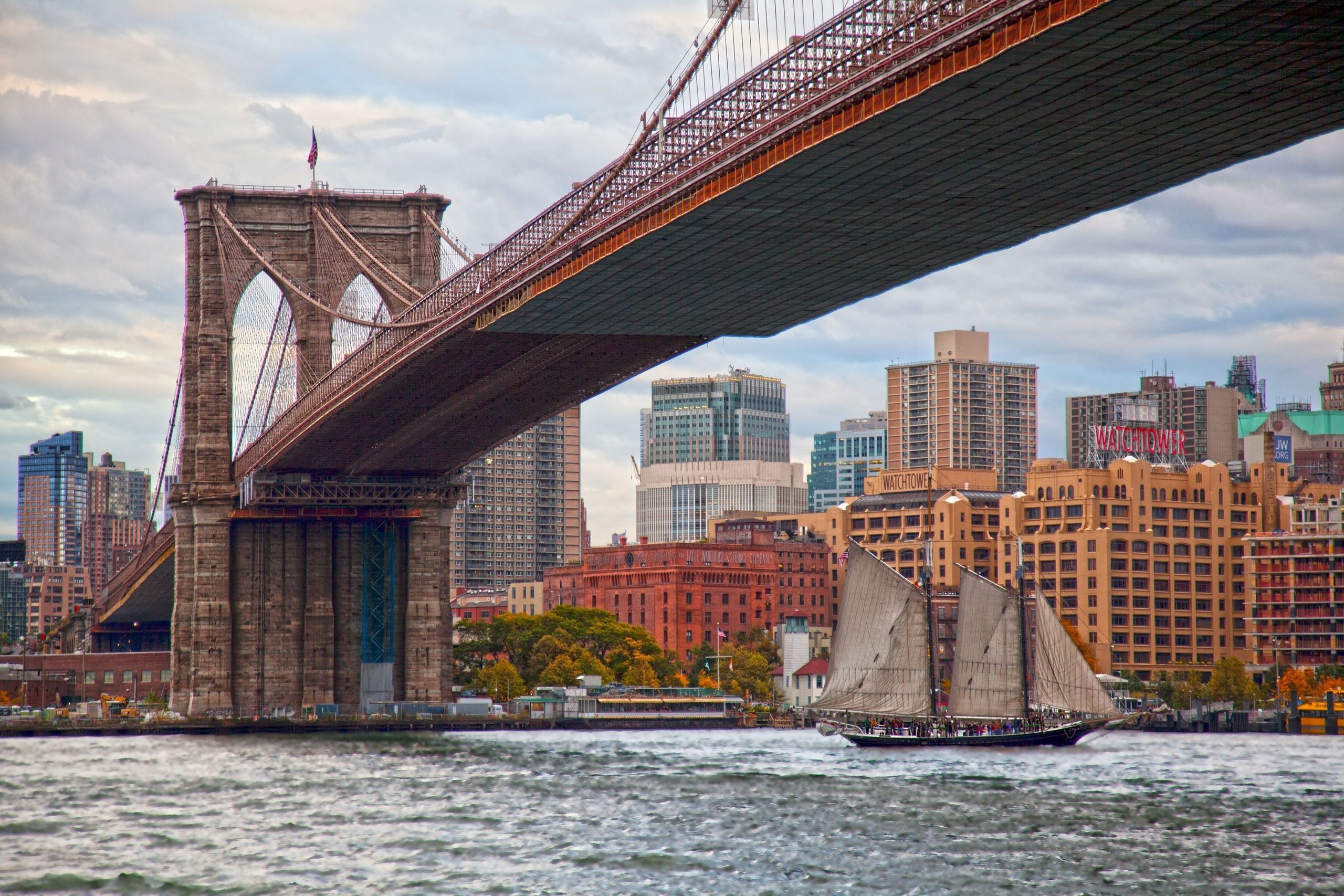 Brooklyn bridge, iPhone, Desktop HD Background / Wallpaper (1080p, 4k) (2560x1707) (2021)