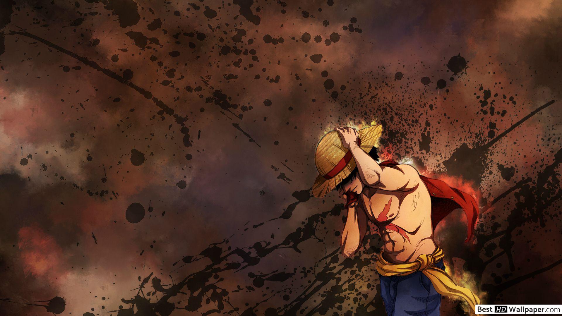 One Piece Hat, Monkey D. Luffy HD wallpaper download