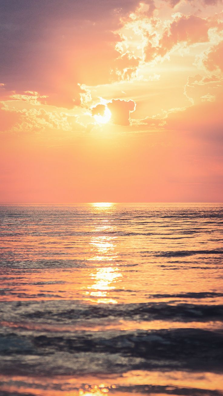 Summer Ocean Sunset iPhone Wallpaper Download it