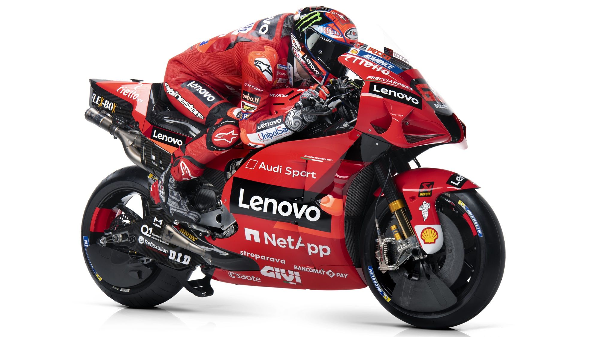 Pecco Bagnaia Ducati MotoGP HD wallpaper