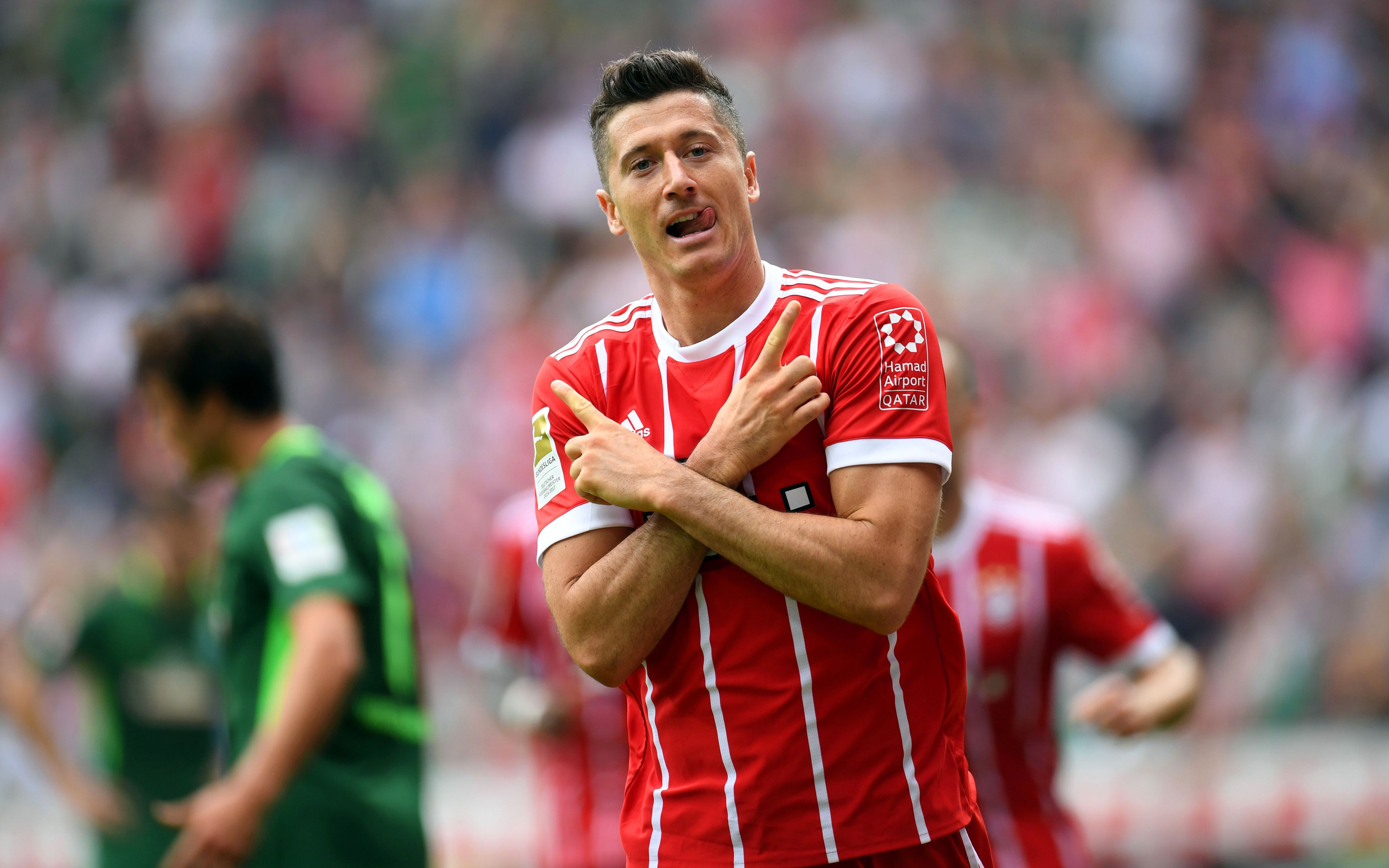 Robert Lewandowski 4K Wallpaper