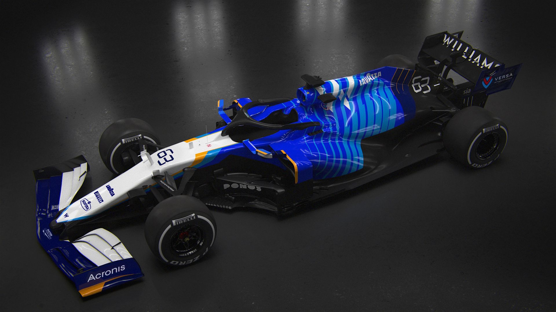 Williams presents new 2021 F1 livery with Russell and Latifi