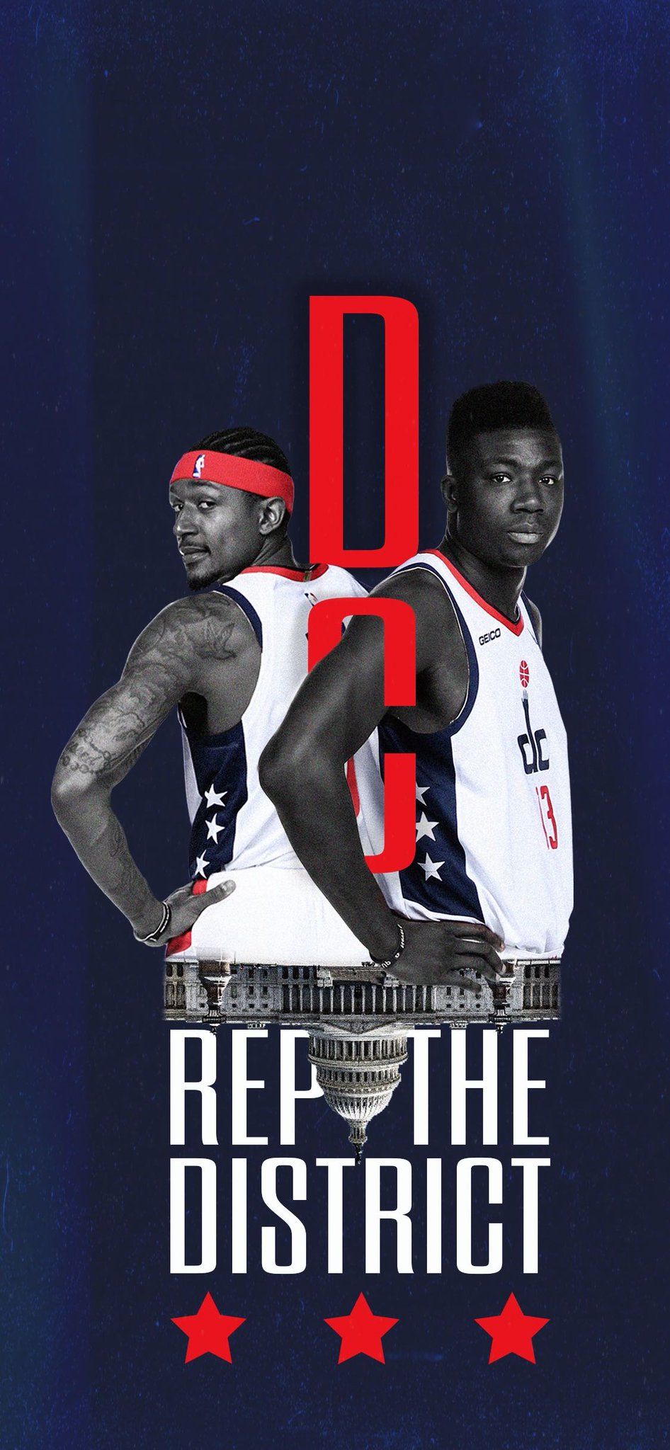 Washington Wizards - #RepTheDistrict with this new wallpaper!