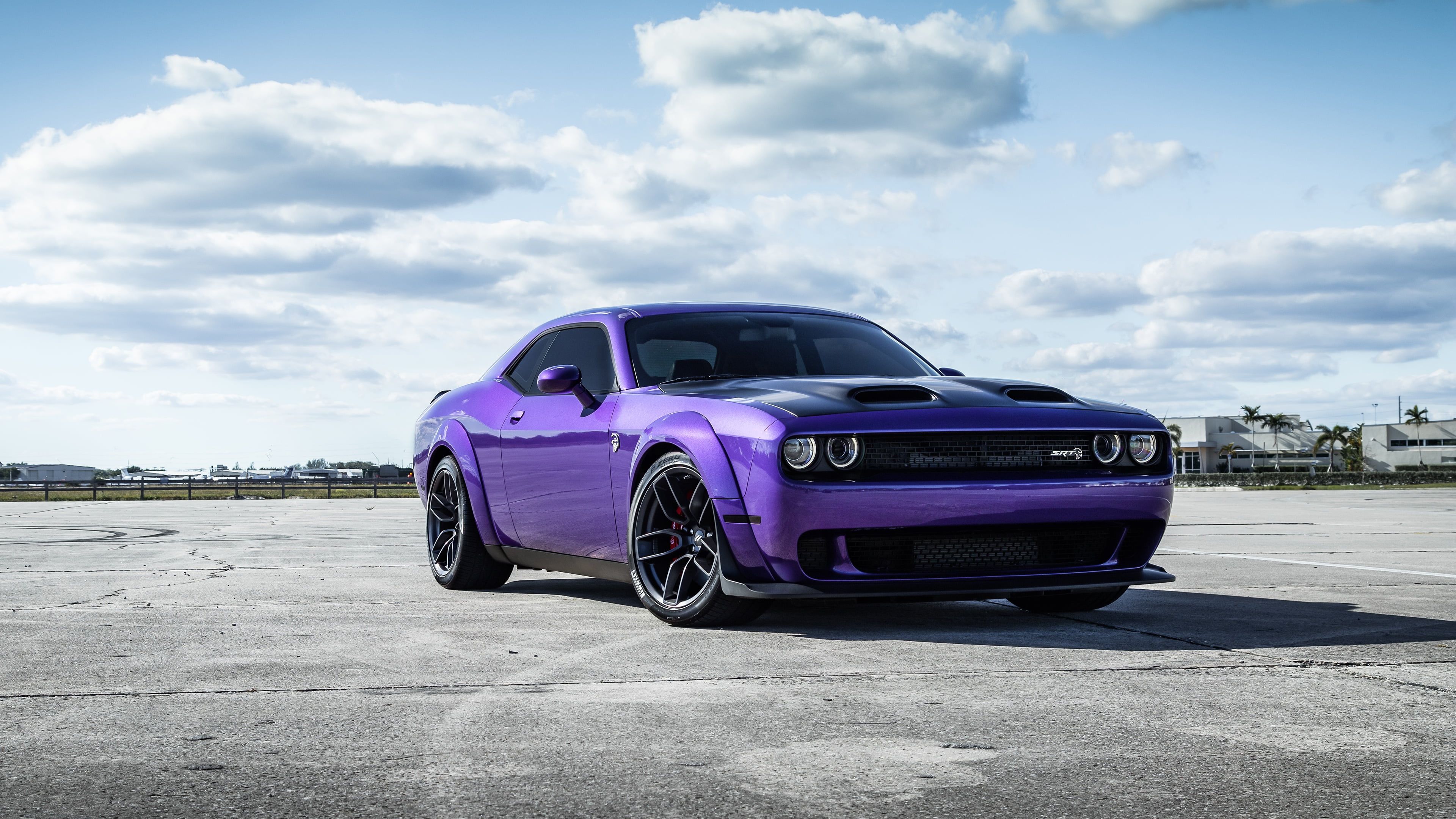 Dodge Dodge Challenger #Car Muscle Car Purple Car #Vehicle K #wallpaper #hdwallpaper #desktop. Dodge challenger, Purple car, Challenger