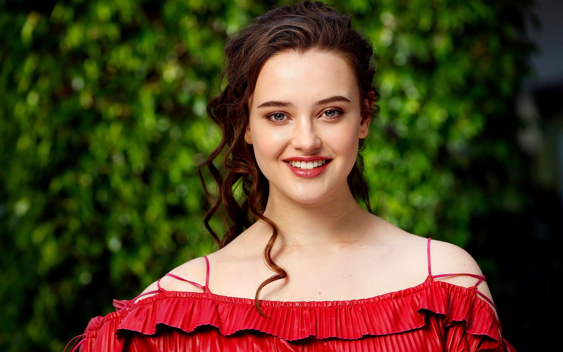 Wallpaper Face Portrait, Actress, Smiling, Katherine Langford