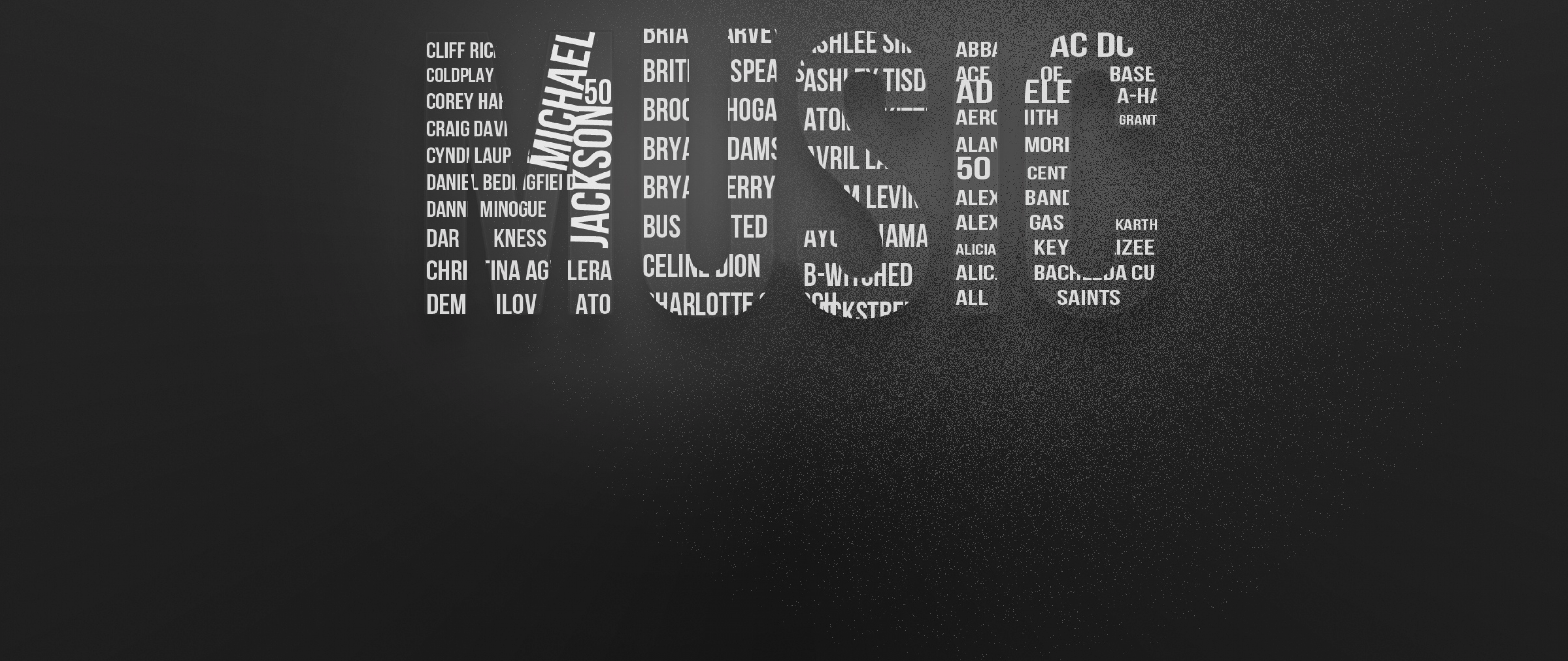 Free Download Music Artist Names in Letters Wallpaper for Desktop and Mobiles 4K Ultra HD Wide TV