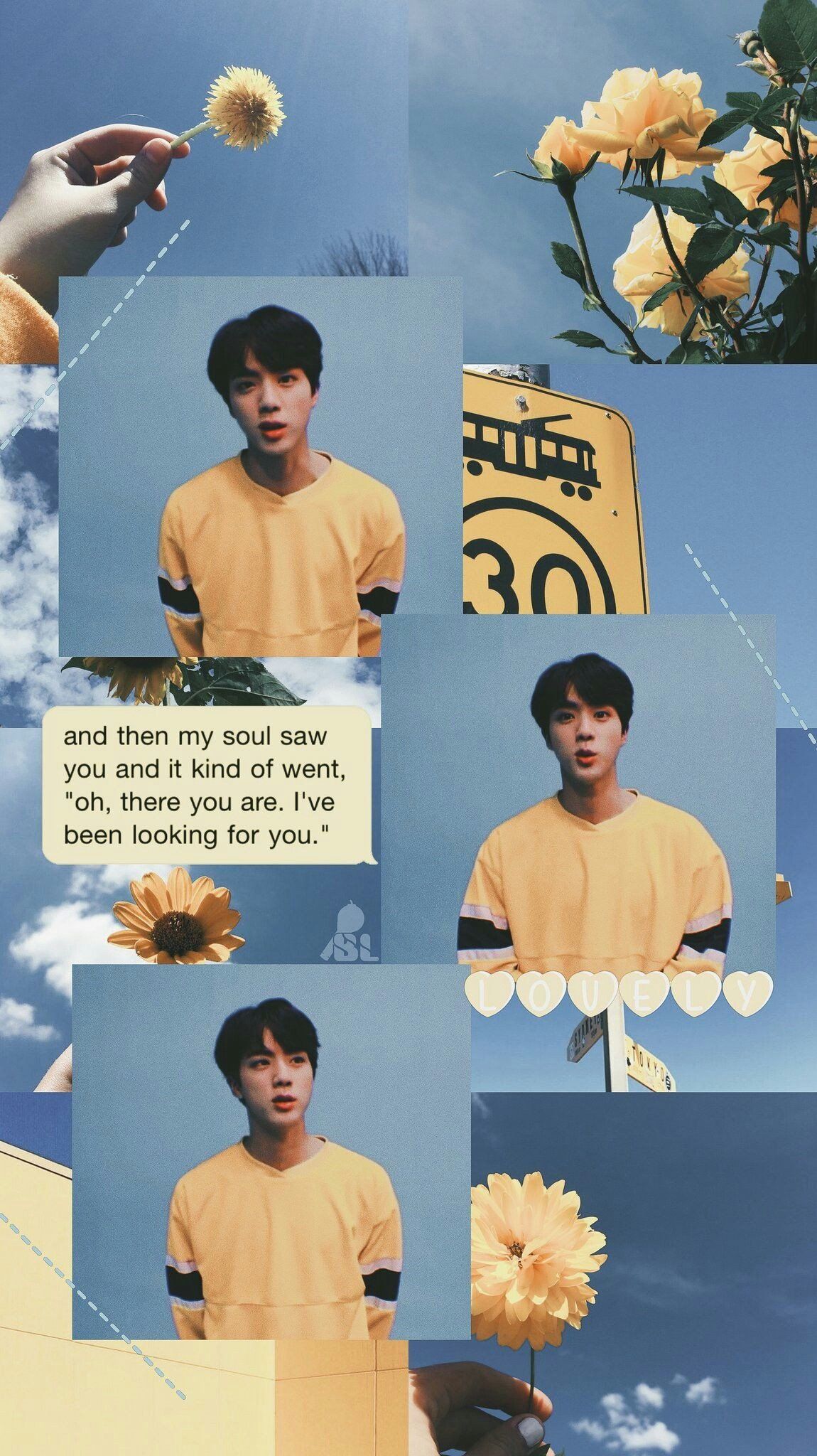 BTS Jin Aesthetic Wallpapers - Wallpaper Cave