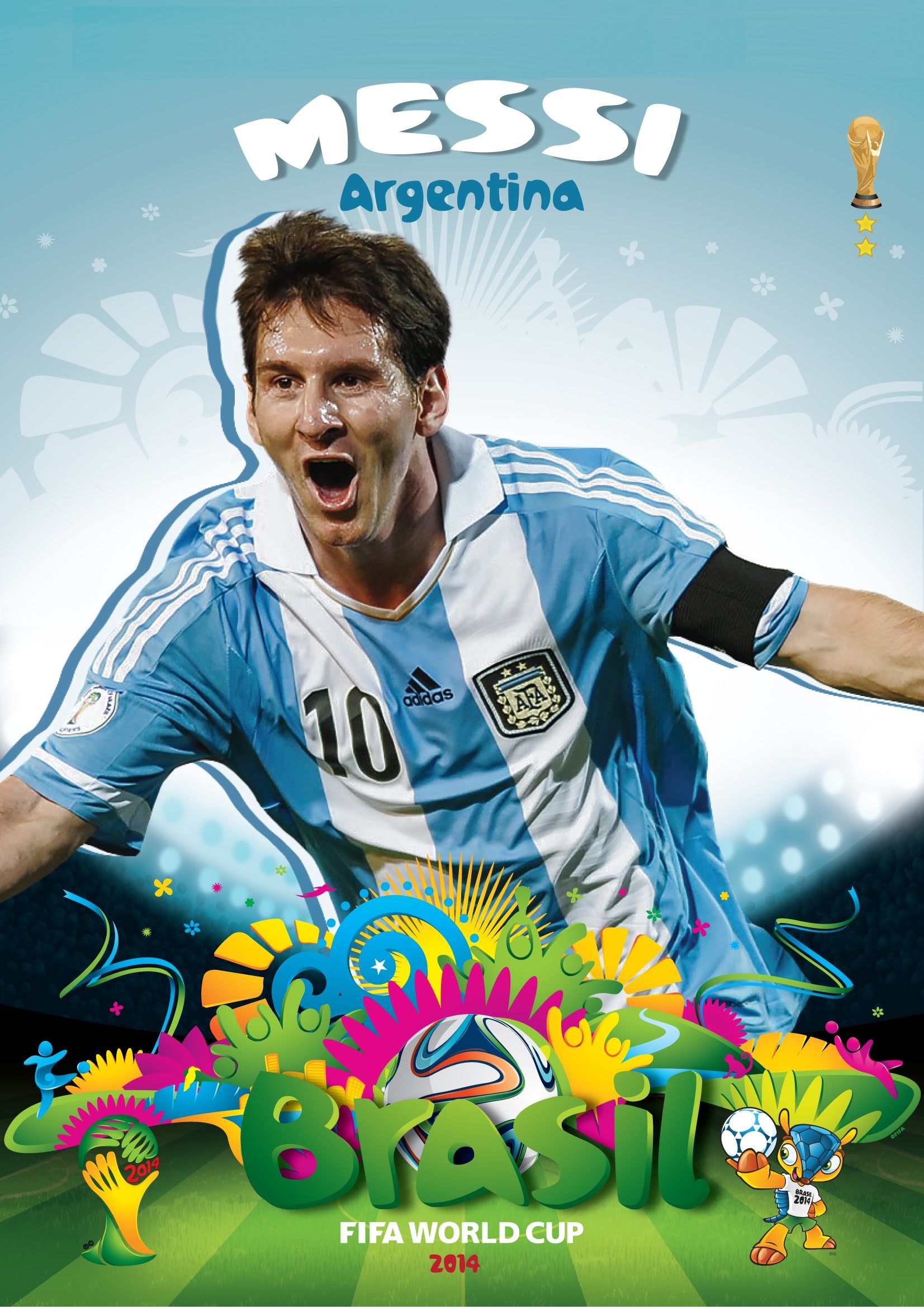 Lionel Messi Wallpaper 2014 World Cup