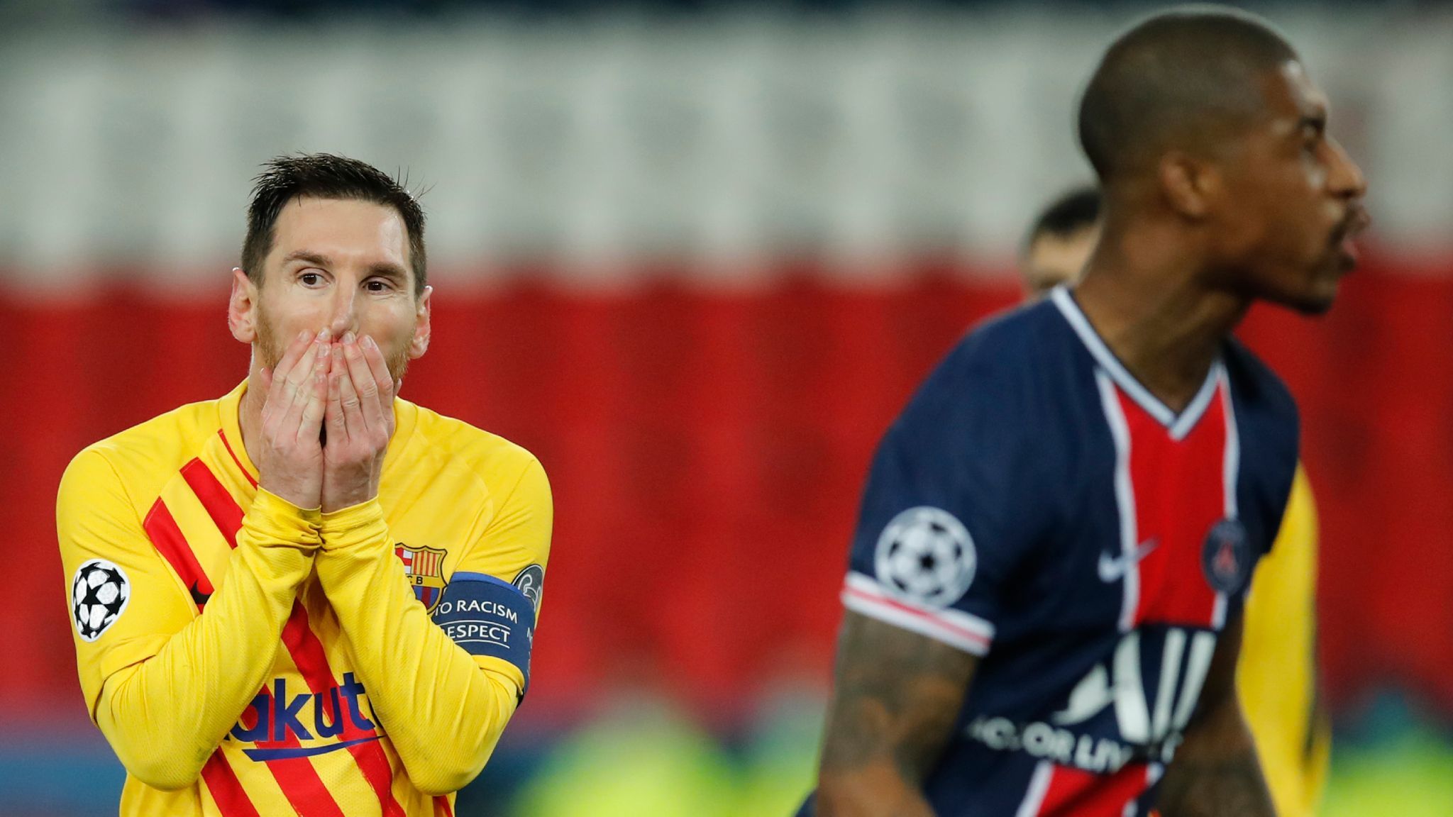 PSG 1 1 Barcelona (agg: 5 2): Lionel Messi Scores And Misses Penalty As Barca Bow Out Of Champions League