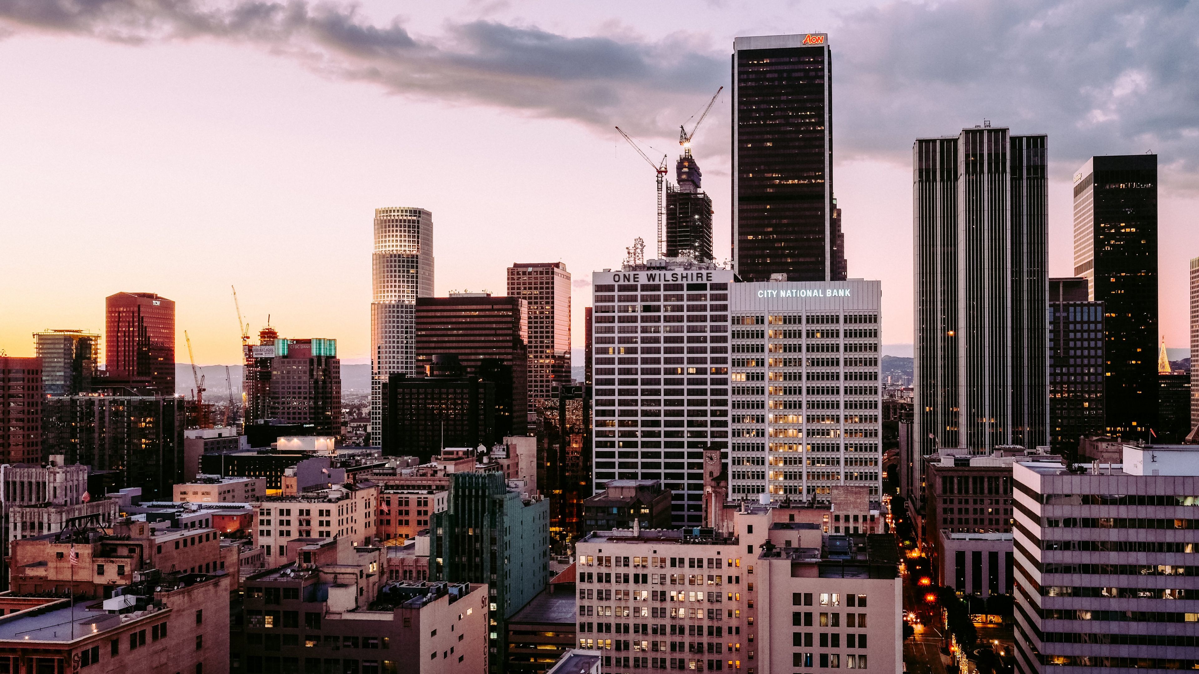 Desktop Wallpaper Los Angeles, City, Skyscrapers, Buildings, 4k, HD Image, Picture, Background, Px 5tx