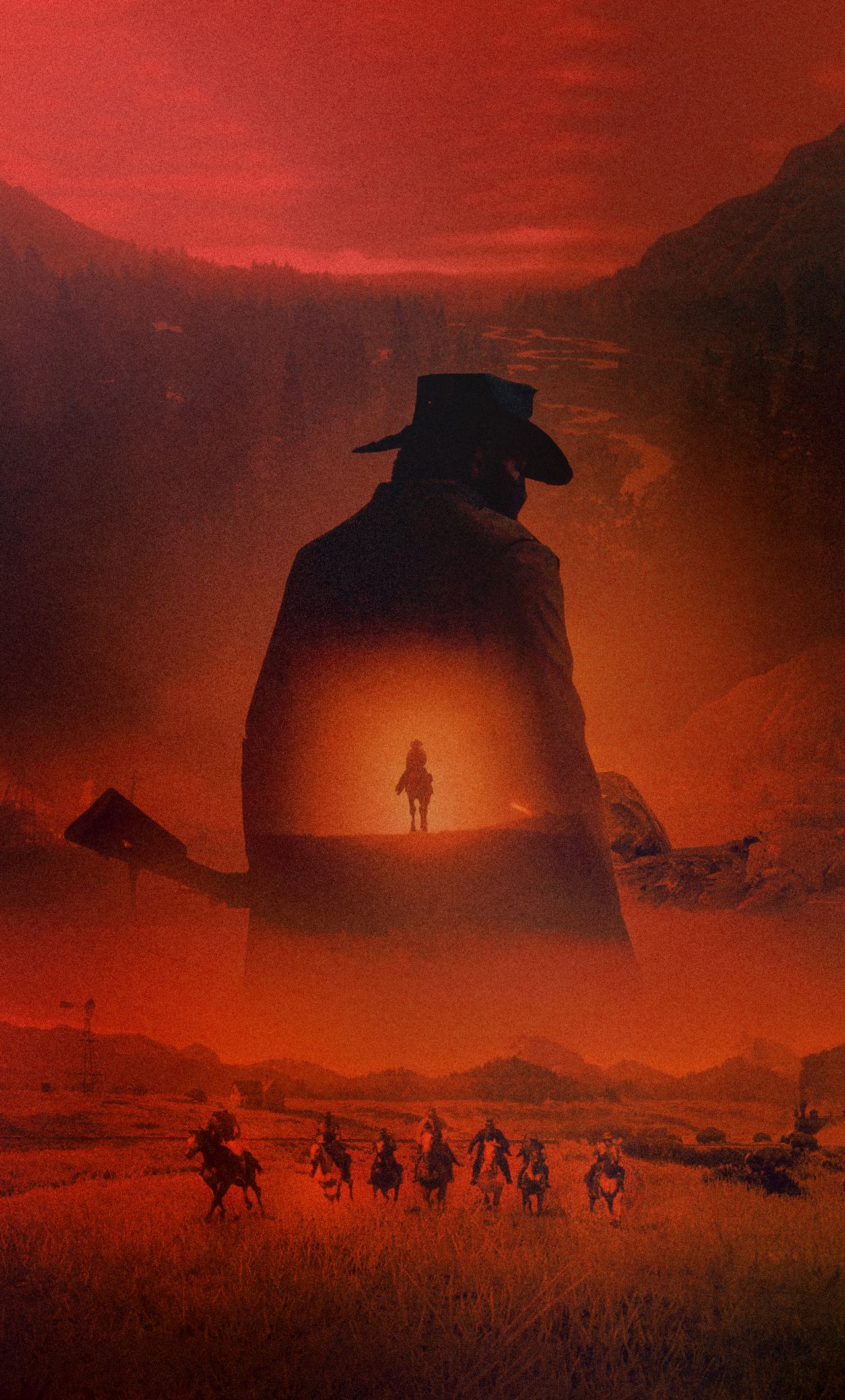 Red Dead Redemption 2 Poster Key Art 2018 iPhone HD 4k Wallpaper, Image, Background, Photo and Picture
