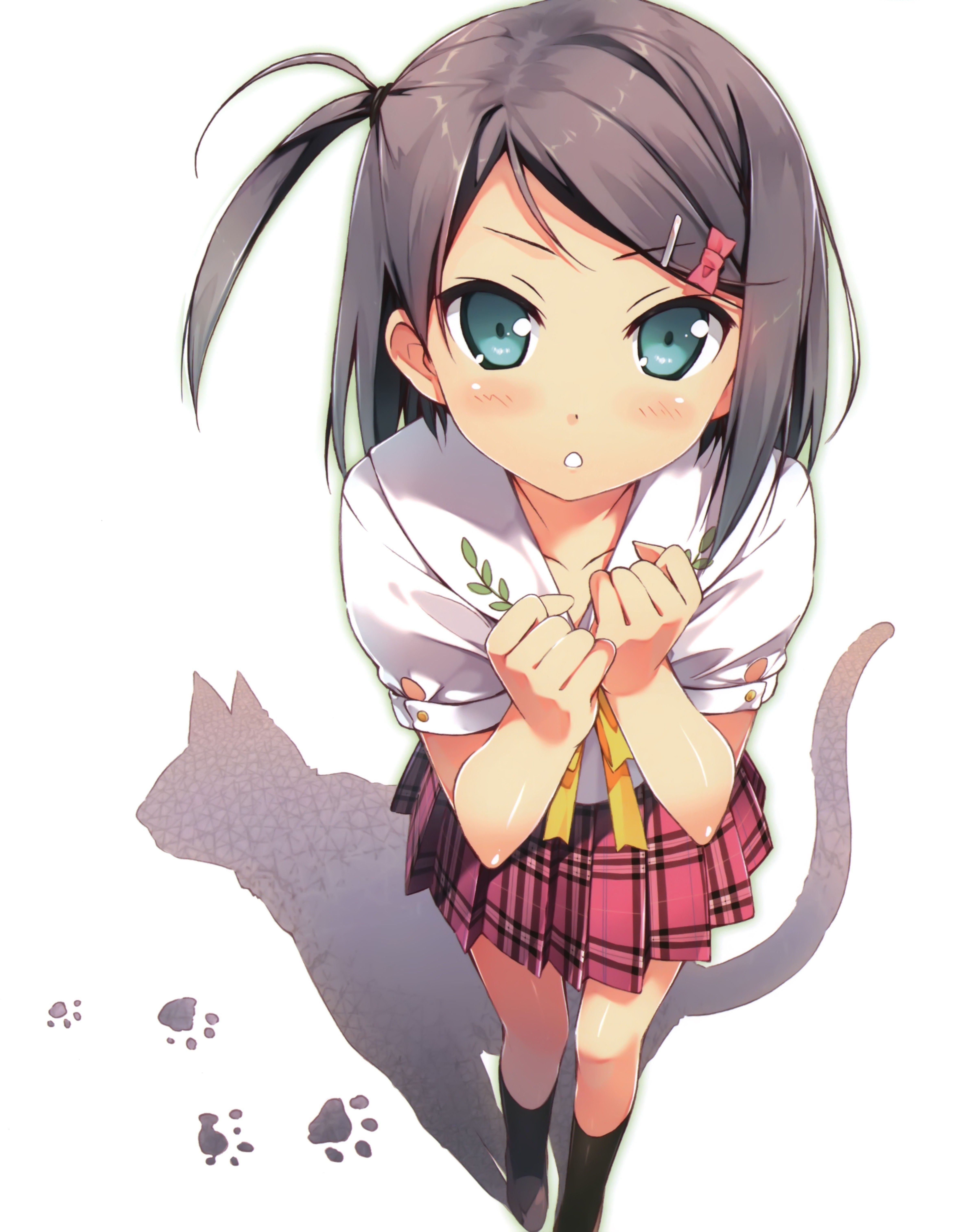 Kantoku, Anime, Hentai Ouji To Warawanai Neko, Anime Girls, School Uniform, Tsutsukakushi Tsukiko Wallpaper HD / Desktop and Mobile Background