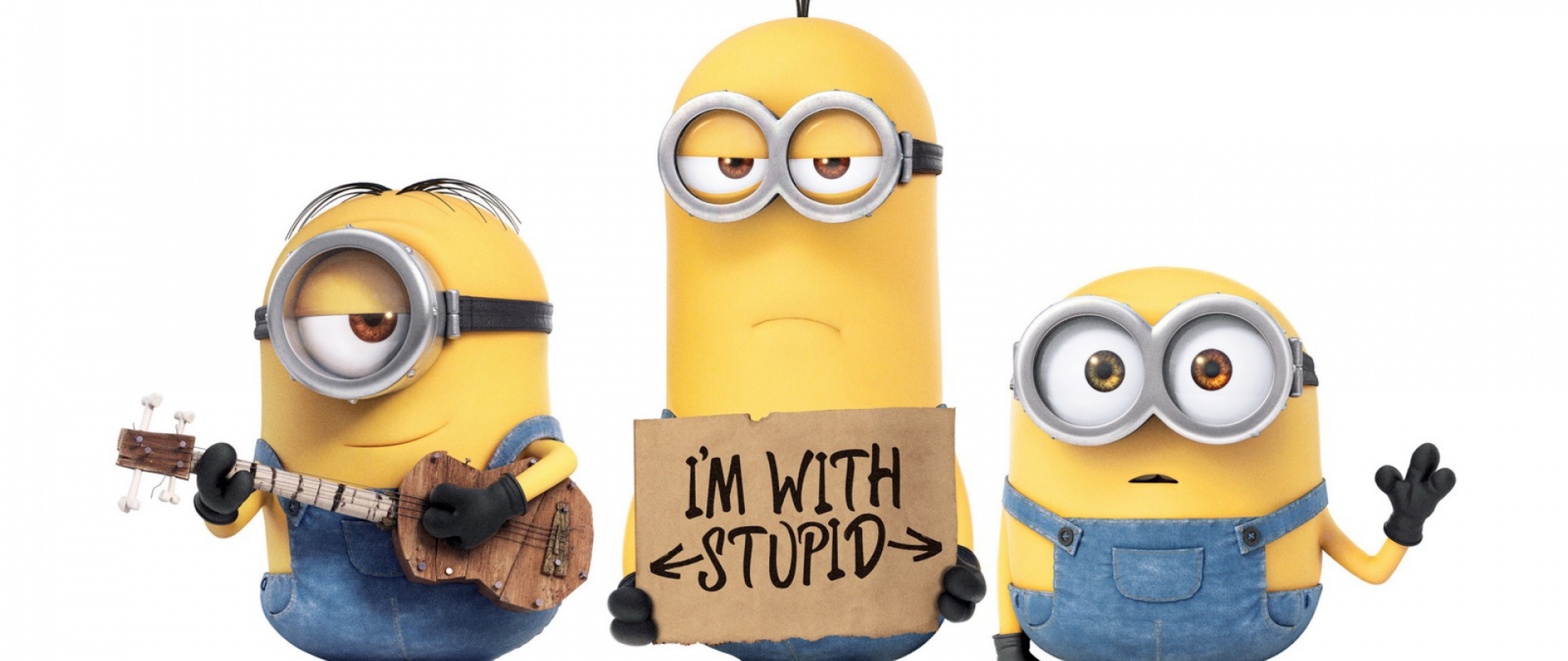 Cute Minions Background HD Wallpaper for Desktop and Mobiles 4K Ultra HD Wide TV