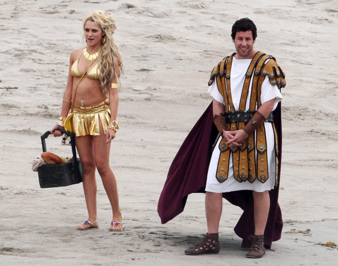 Teresa Palmer - #TBT to filming #BedtimeStories with funny man When are we having another beach picnic?!