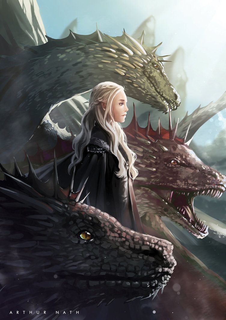 Daenerys by ArthurProject. Game of thrones illustrations, Game of thrones art, Targaryen art