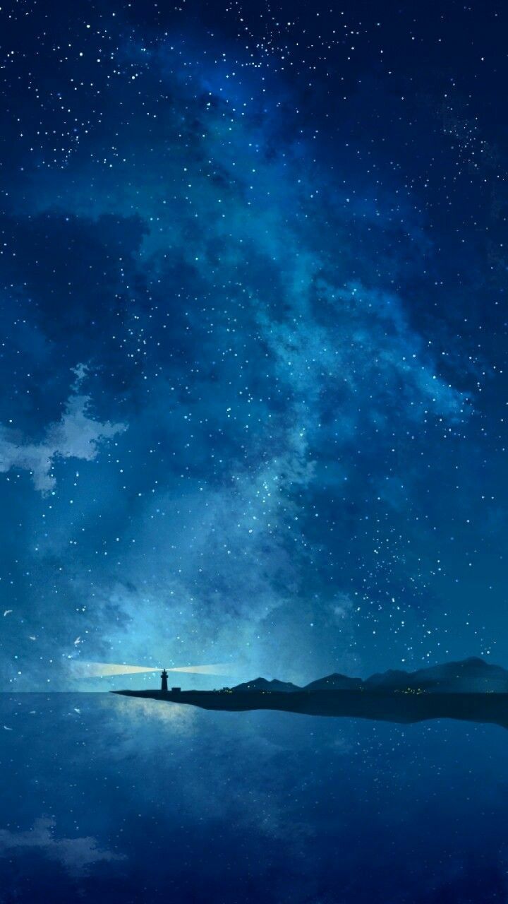 Best iPhone X Wallpaper (background) HD 4k. FunMary. Night sky wallpaper, Scenery wallpaper, Anime scenery