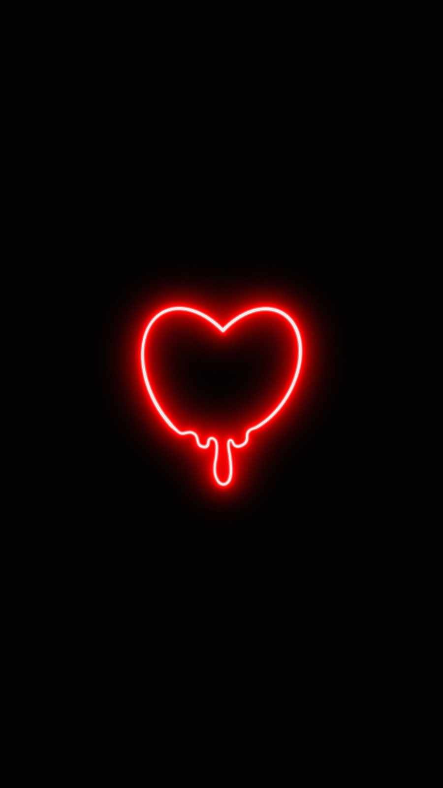 Neon Heart iPhone Wallpaper Wallpaper 4K of Wallpaper for Andriod
