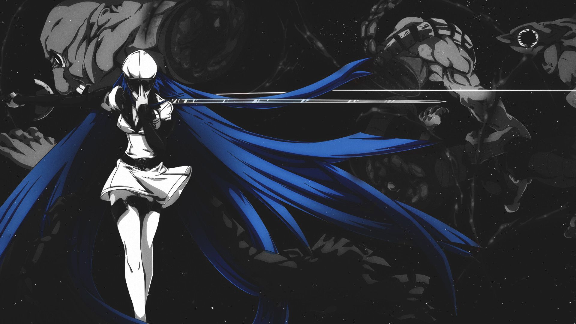 Akame Ga Kill Esdeath Akame Ga Kill Wallpaper:1920x1080