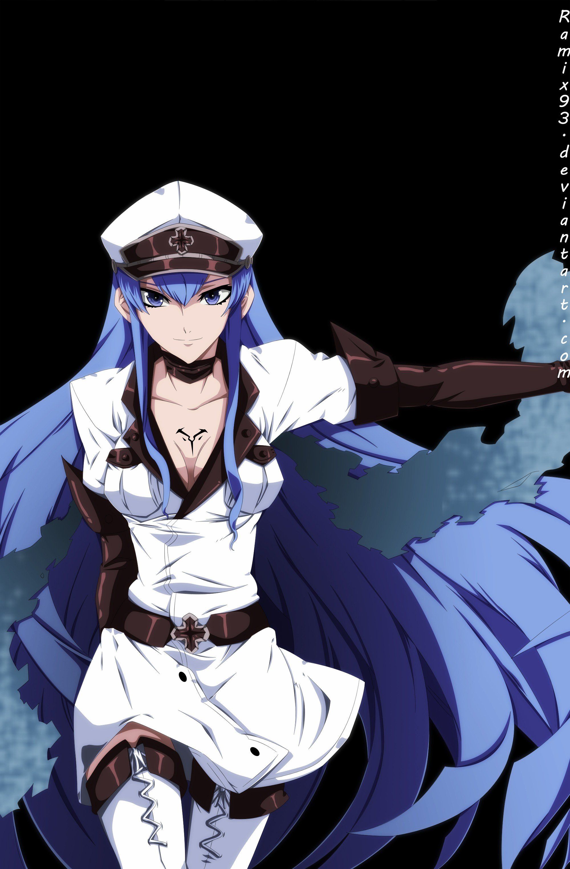 Esdeath - Akame Ga Kill Wallpaper Done By Me Rendered by MG Anime