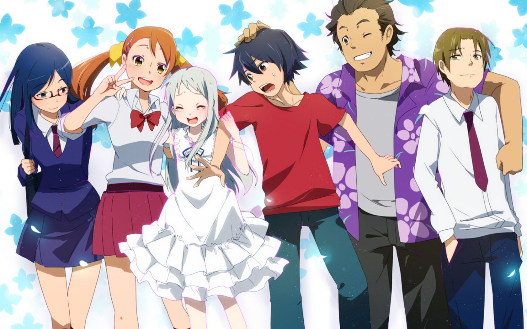 anohana yukiatsu and menma