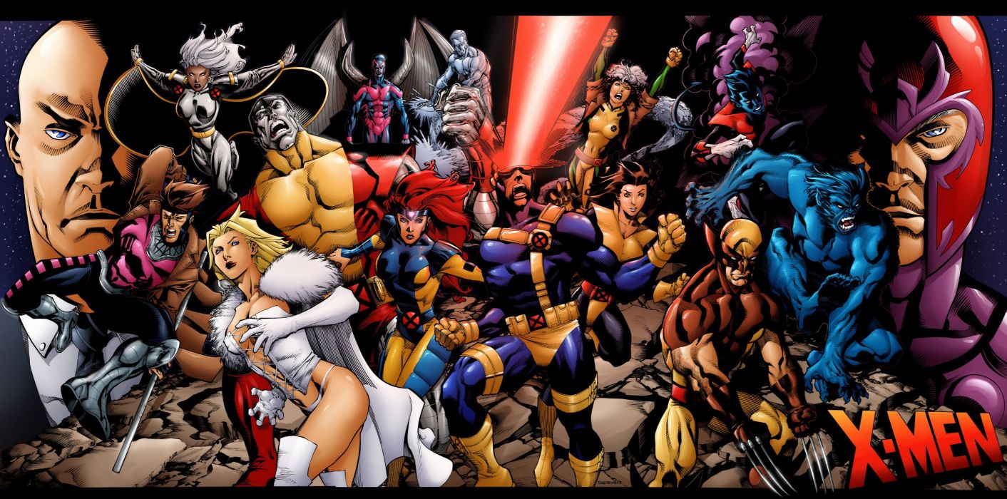 X MEN Superhero Marvel Action Adventure Sci Fi Warrior Fantasy Fighting Hero Xmen 1xmena Comics Poster Wallpaperx1500