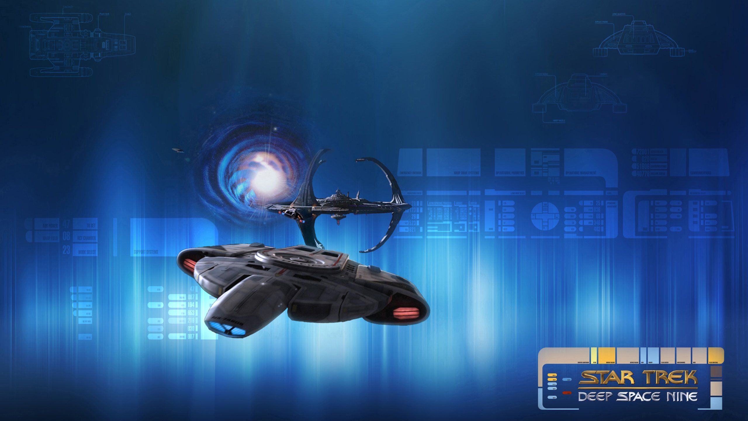 star, Trek, Ds Defiant Wallpaper HD / Desktop and Mobile Background