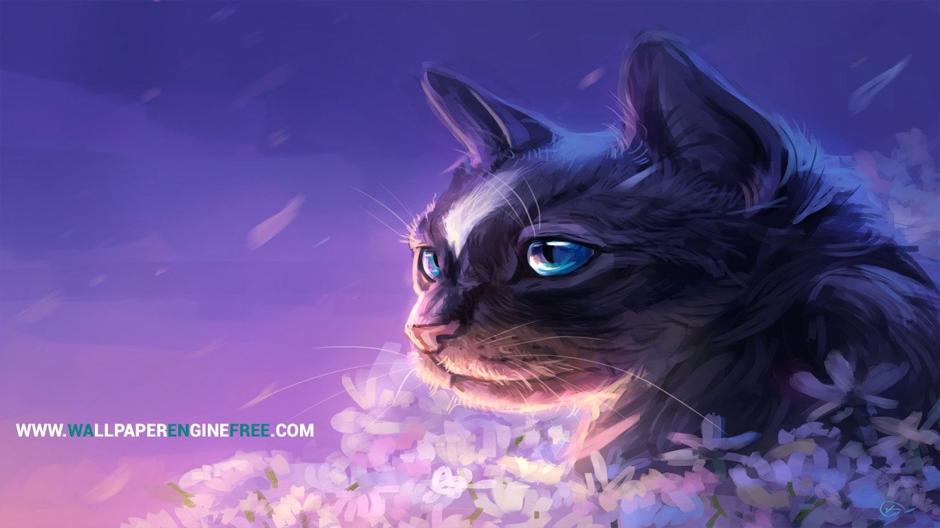 Download The Purple Cat Wallpaper Engine FREE. Download Wallpaper Engine Wallpaper FREE