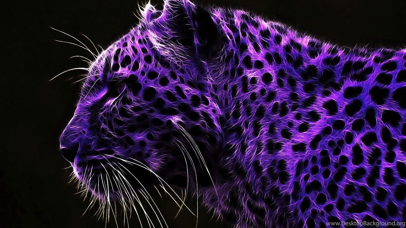 Cats: Purple Leopard Animal Spots Cat Pretty Wild Phone Wallpaper. Desktop Background