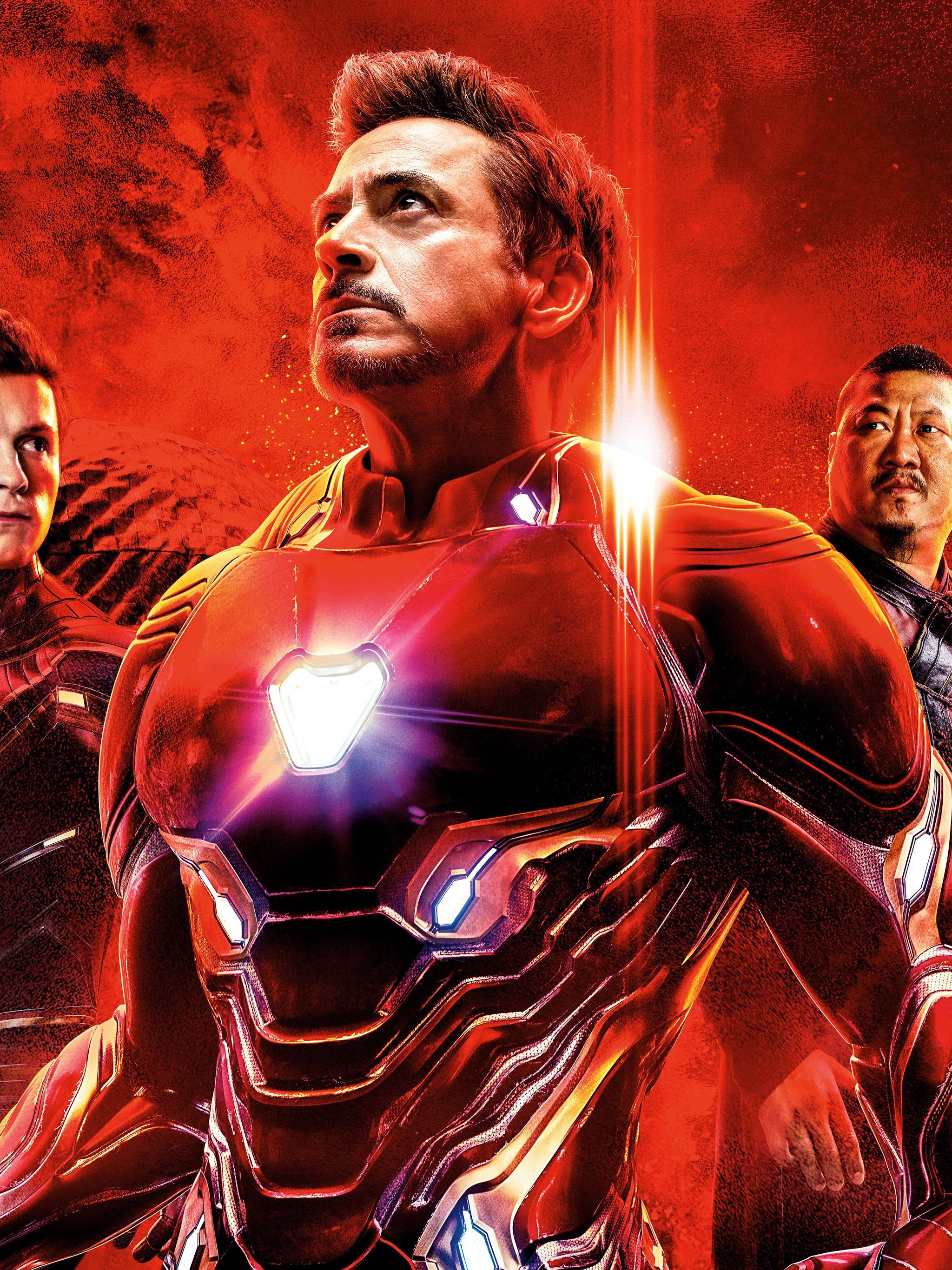 Avengers: Endgame Iron Man Spider Man 8K Wallpaper
