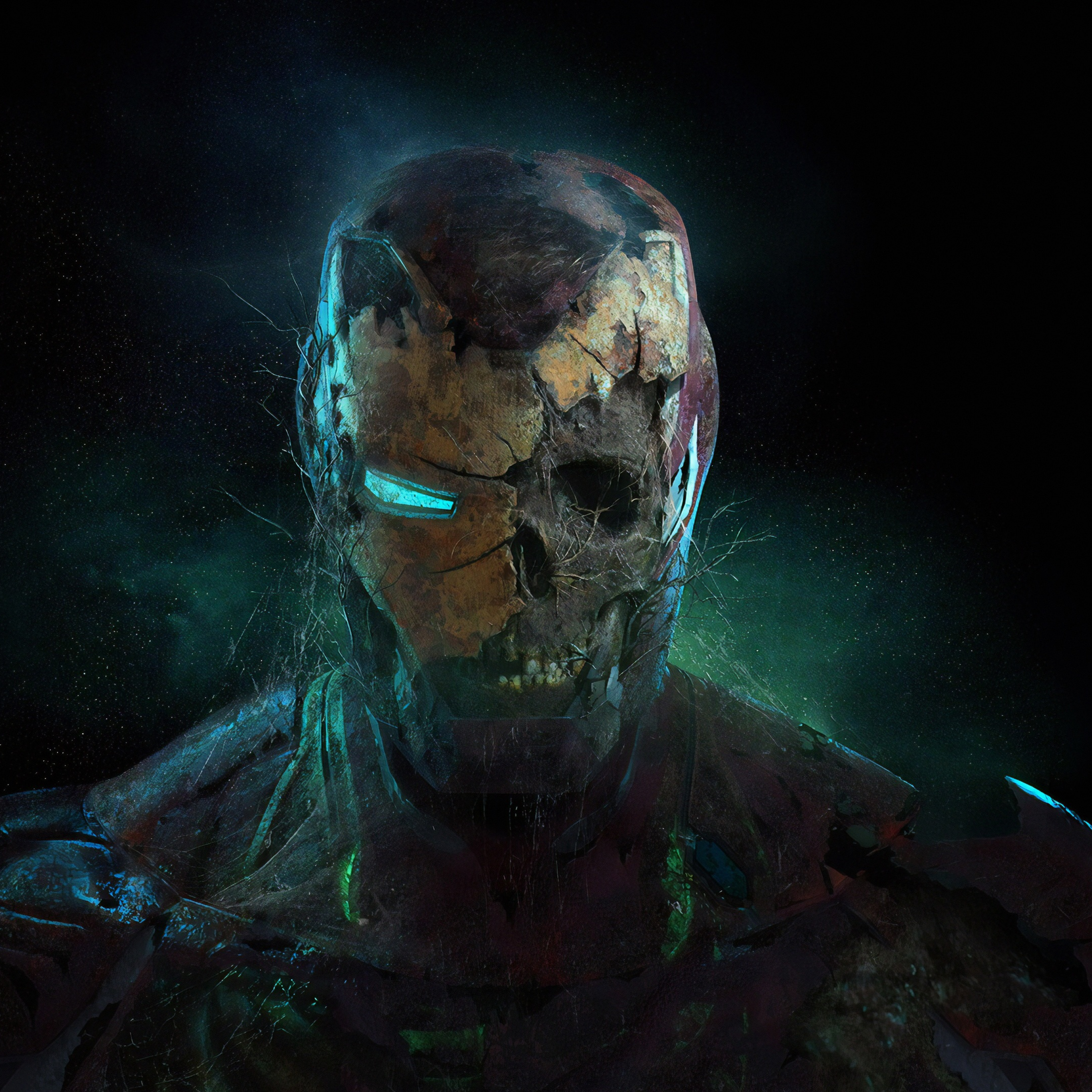 Iron Man 4K Wallpaper, Zombie, Spider Man: Far From Home, Graphics CGI