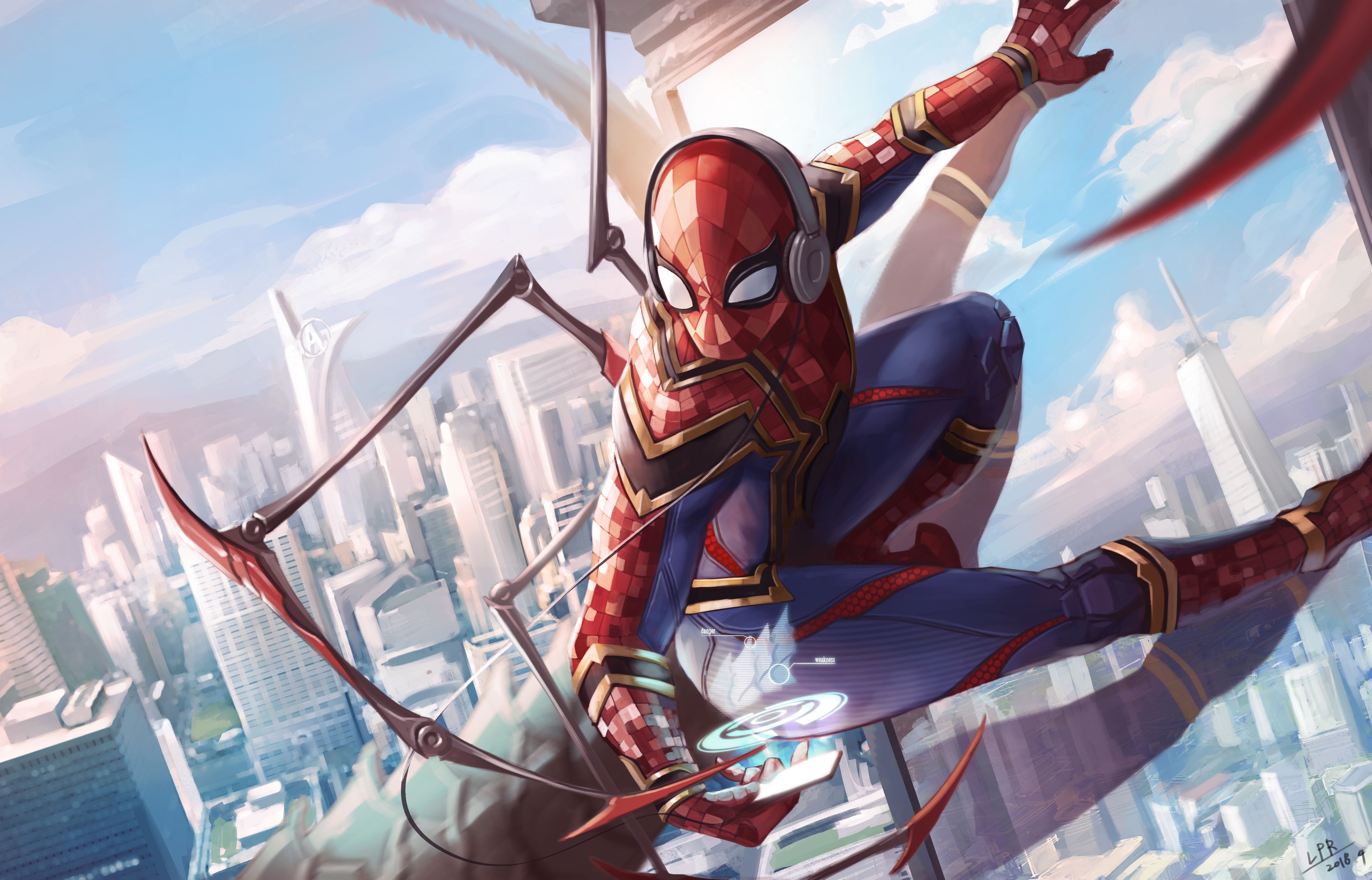 Cool Iron Man Spider Man Wallpaper