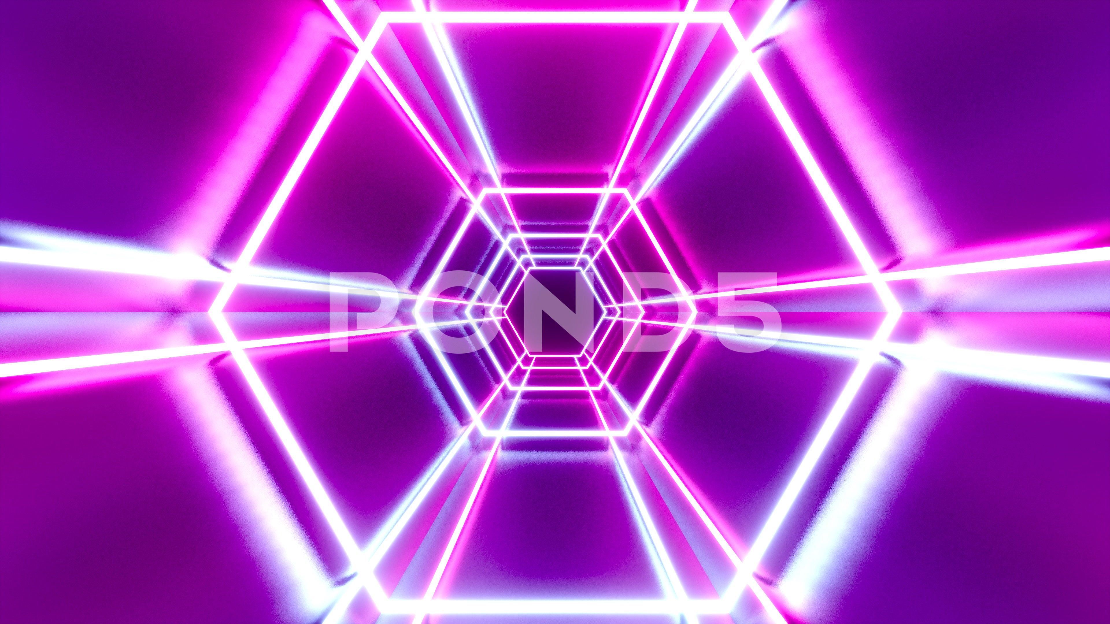 3D 4k abstract tunnel/ neon animation hexagons Stock Footage #AD , # neon#animation#abstract#tunnel. Neon, Wallpaper space, Abstract