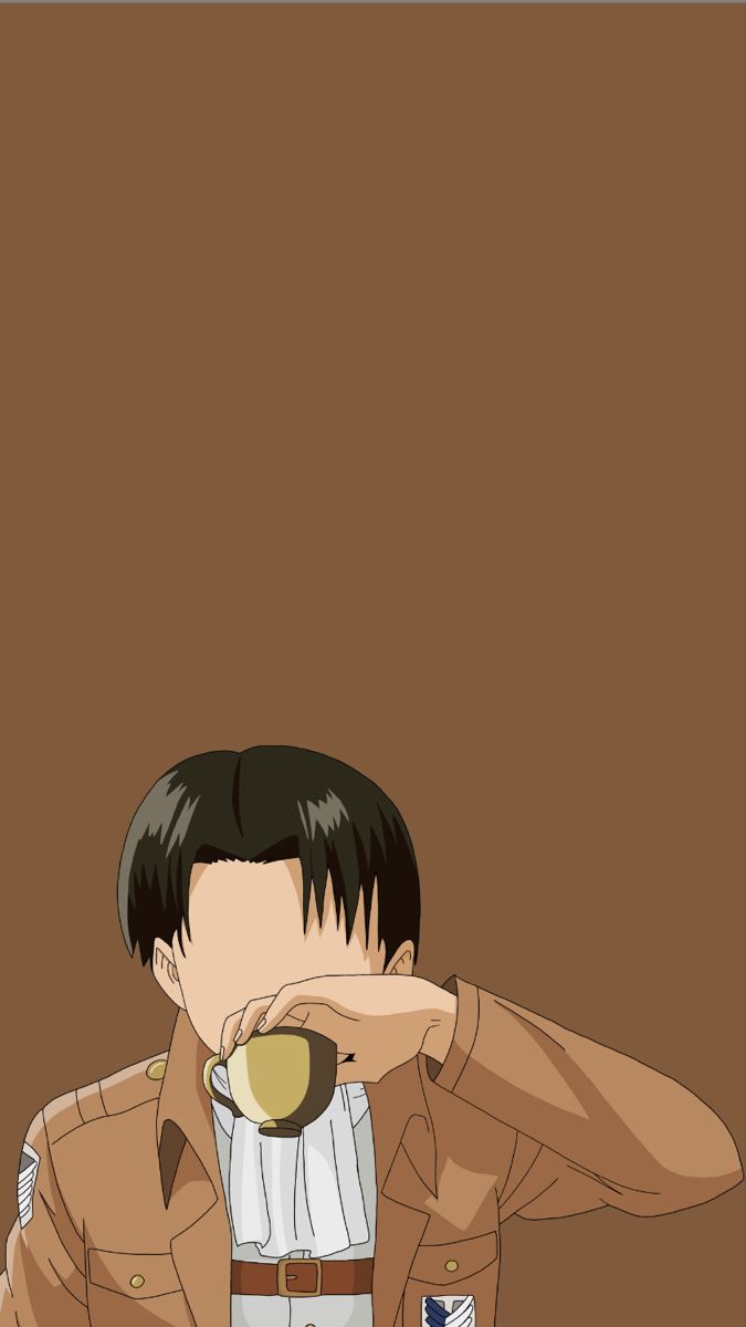 Levi Cup Hold Sticker by malice7222. Attack on titan levi, Attack on titan, Attack on titan aesthetic