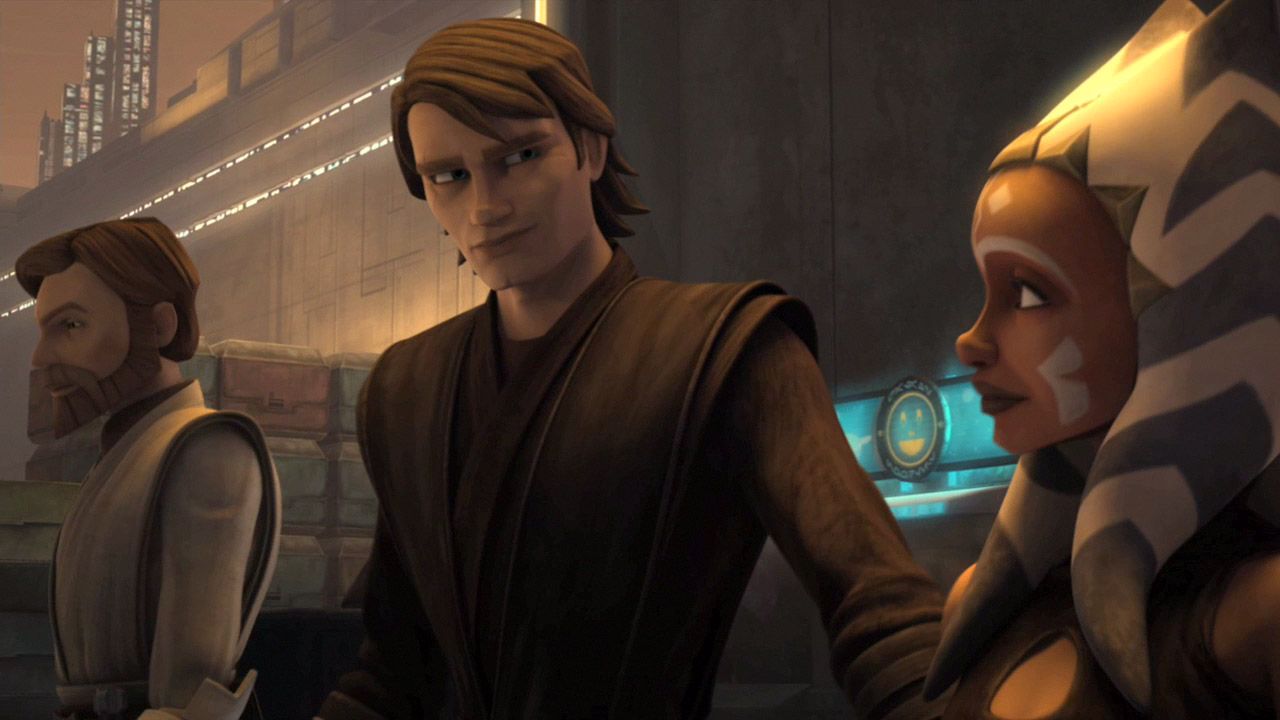 Obi Wan, Anakin And Ahsoka HD Wallpaper