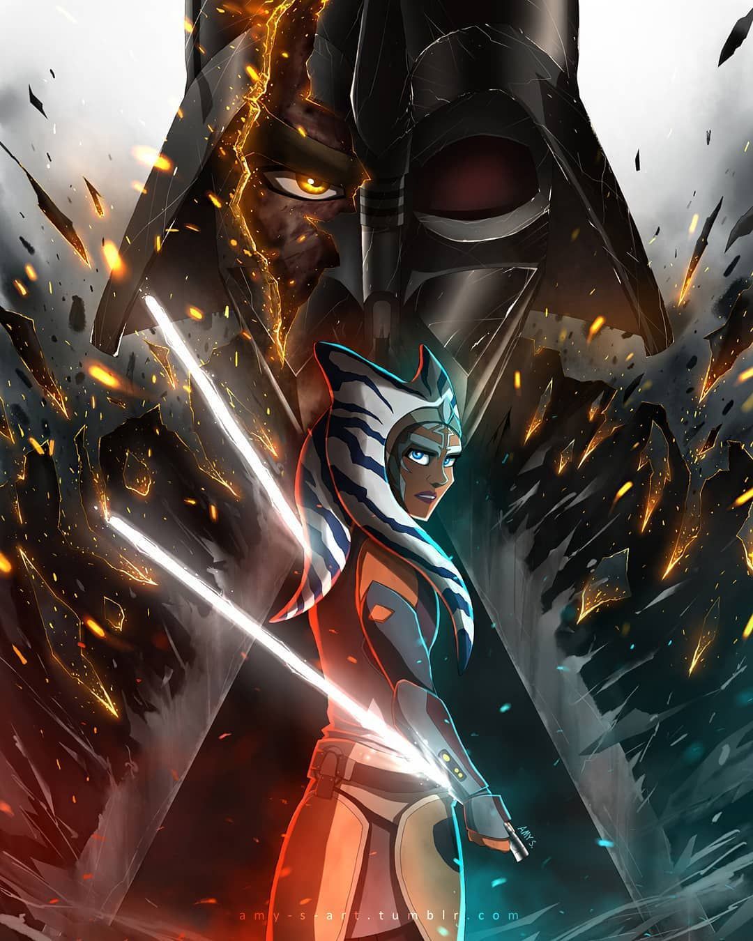 Star Wars Lore on Instagram: “Do you want to see more interactions between Darth Vader and Ahsoka Tano?. Star wars picture, Star wars ahsoka, Star wars drawings